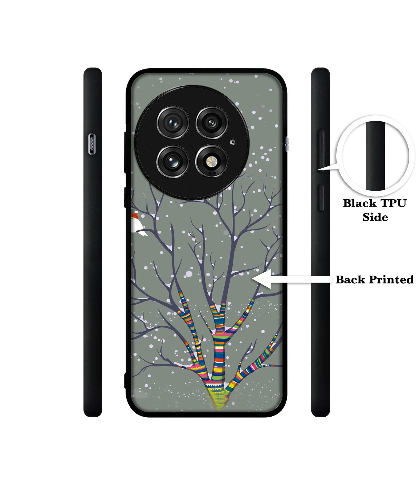 Winter Pattern Print Design Designer 2D Printed Back Case Cover for OnePlus 13 5G
