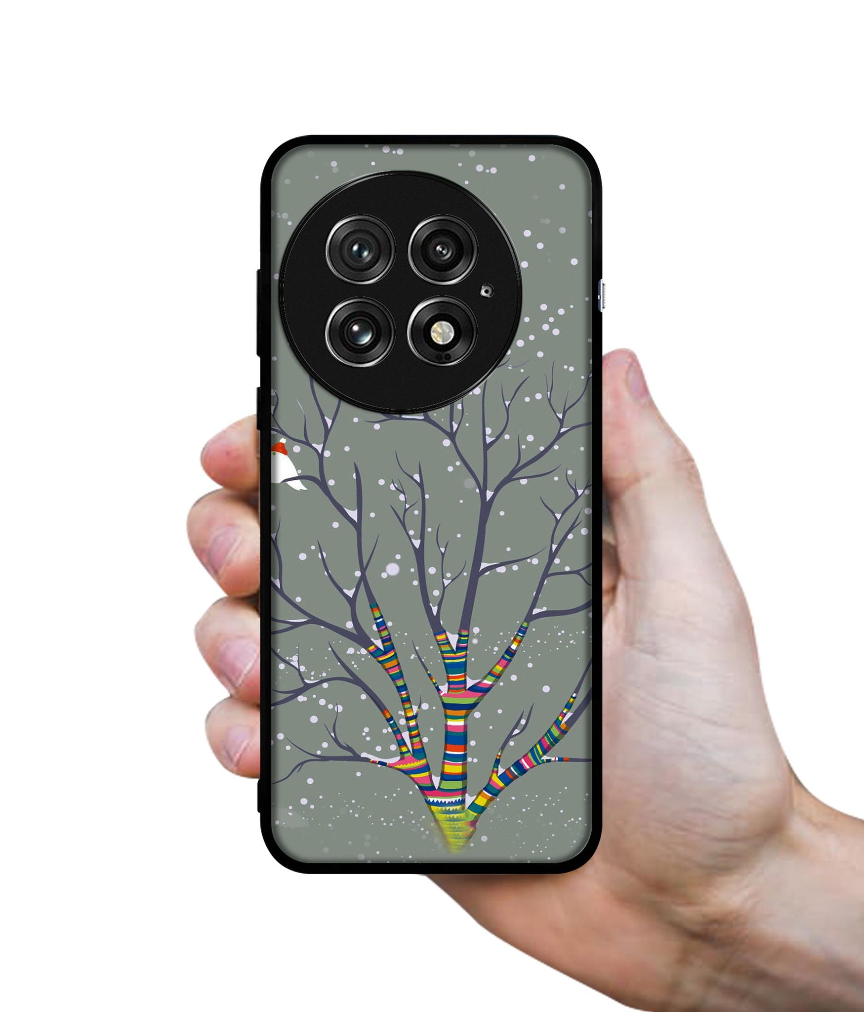Winter Pattern Print Design Designer 2D Printed Back Case Cover for OnePlus 13 5G