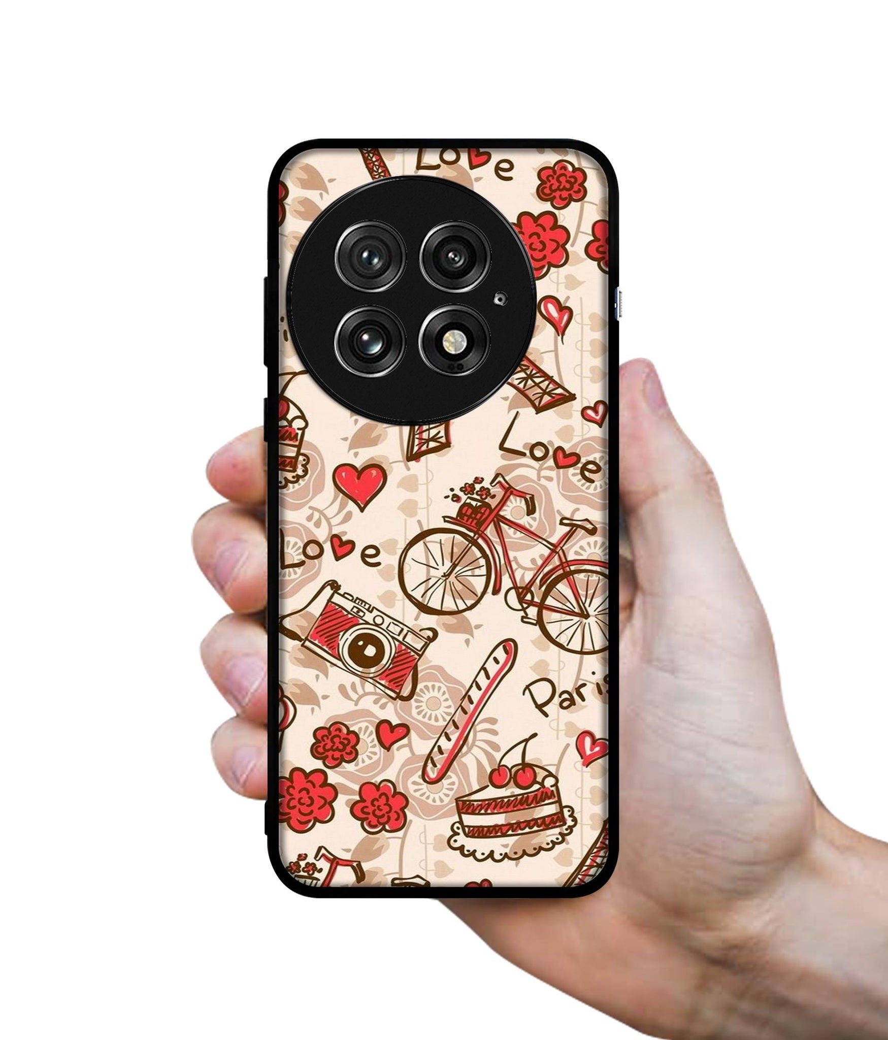 Vintage Paris Design Designer 2D Printed Back Case Cover for OnePlus 13 5G