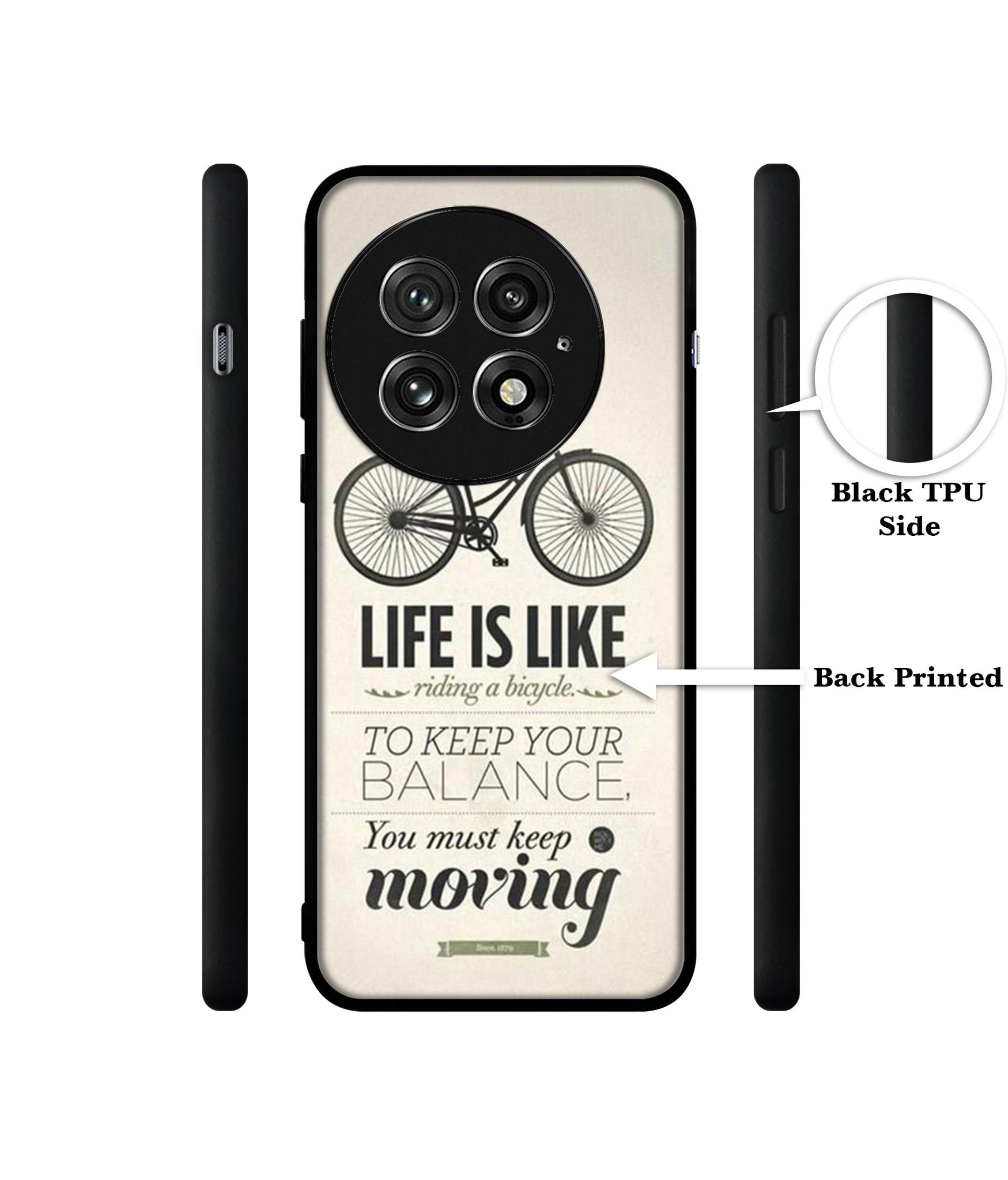 Life is Like Moving Design Designer 2D Printed Back Case Cover for OnePlus 13 5G