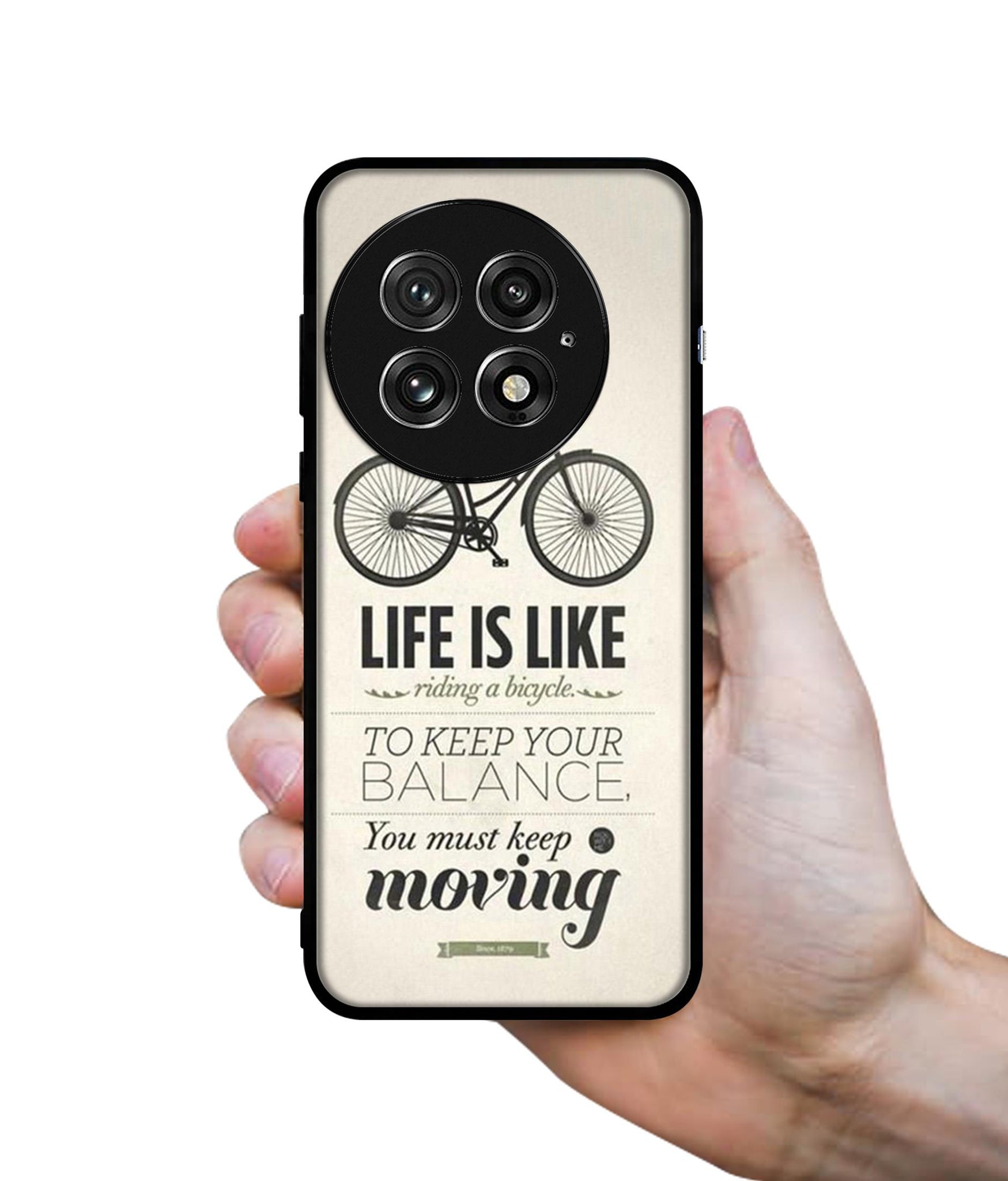 Life is Like Moving Design Designer 2D Printed Back Case Cover for OnePlus 13 5G