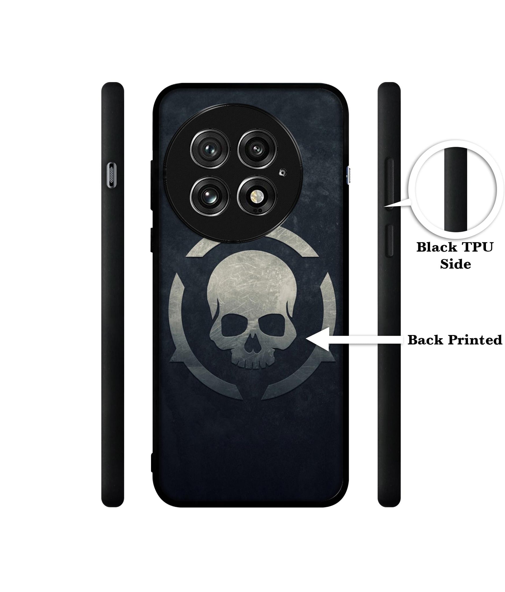Skull Pattern Print Design Designer 2D Printed Back Case Cover for OnePlus 13 5G