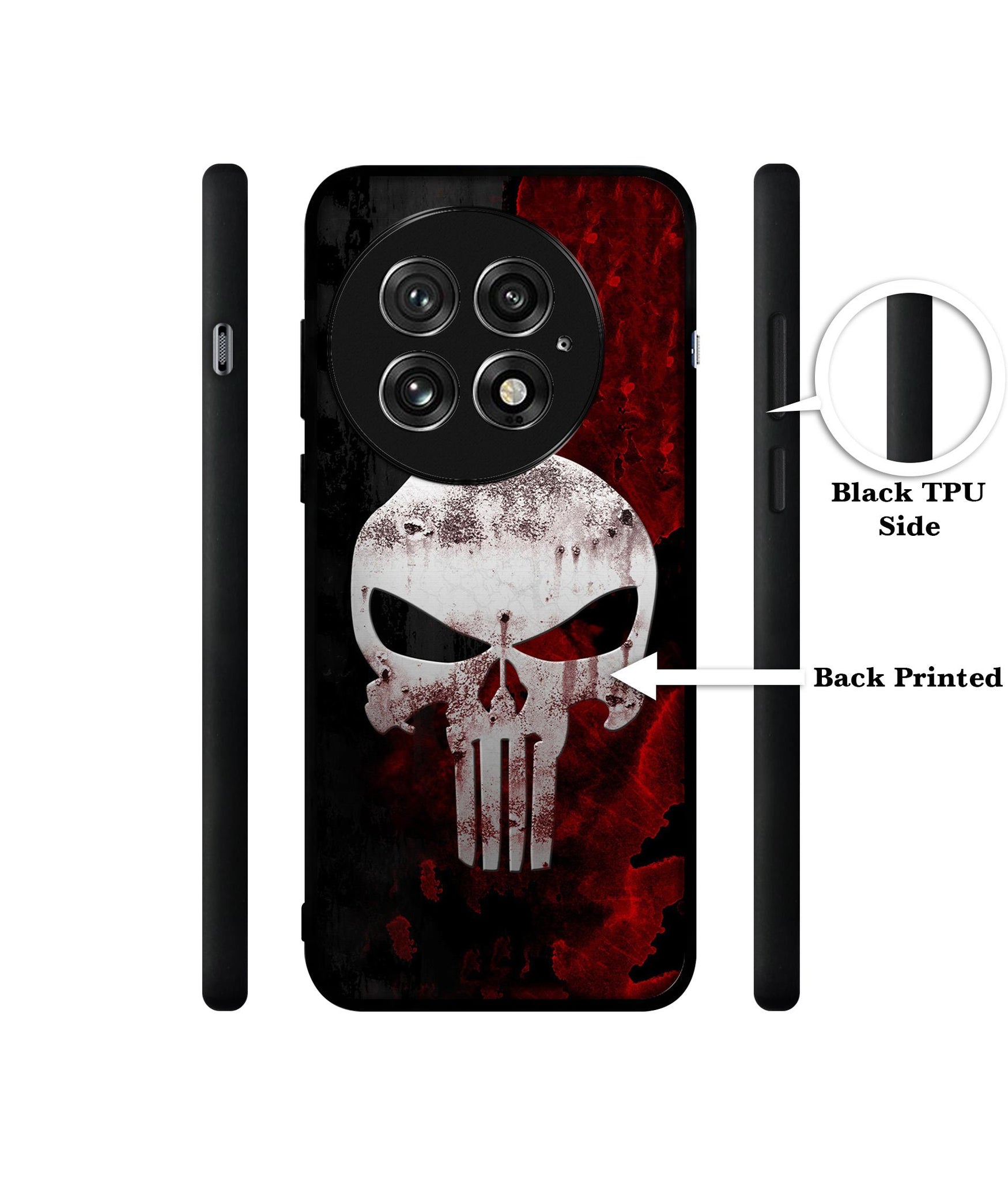 Punisher Skull Design Designer 2D Printed Back Case Cover for OnePlus 13 5G