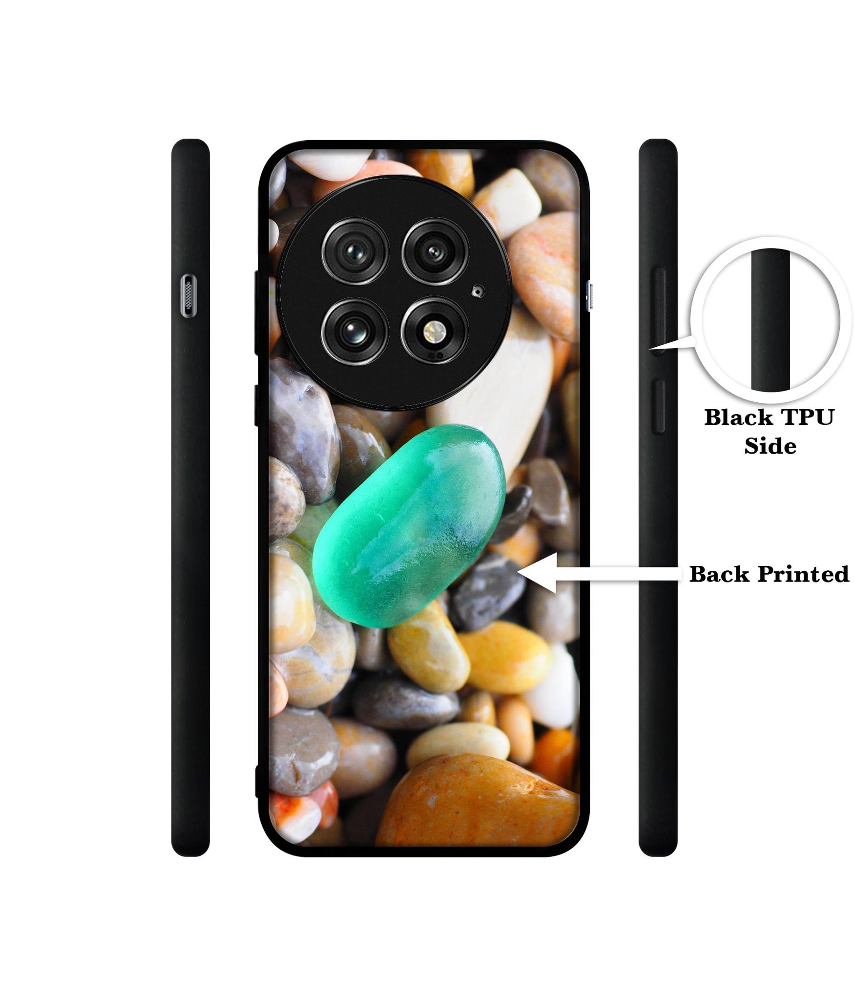 Sea Stones Design Designer 2D Printed Back Case Cover for OnePlus 13 5G