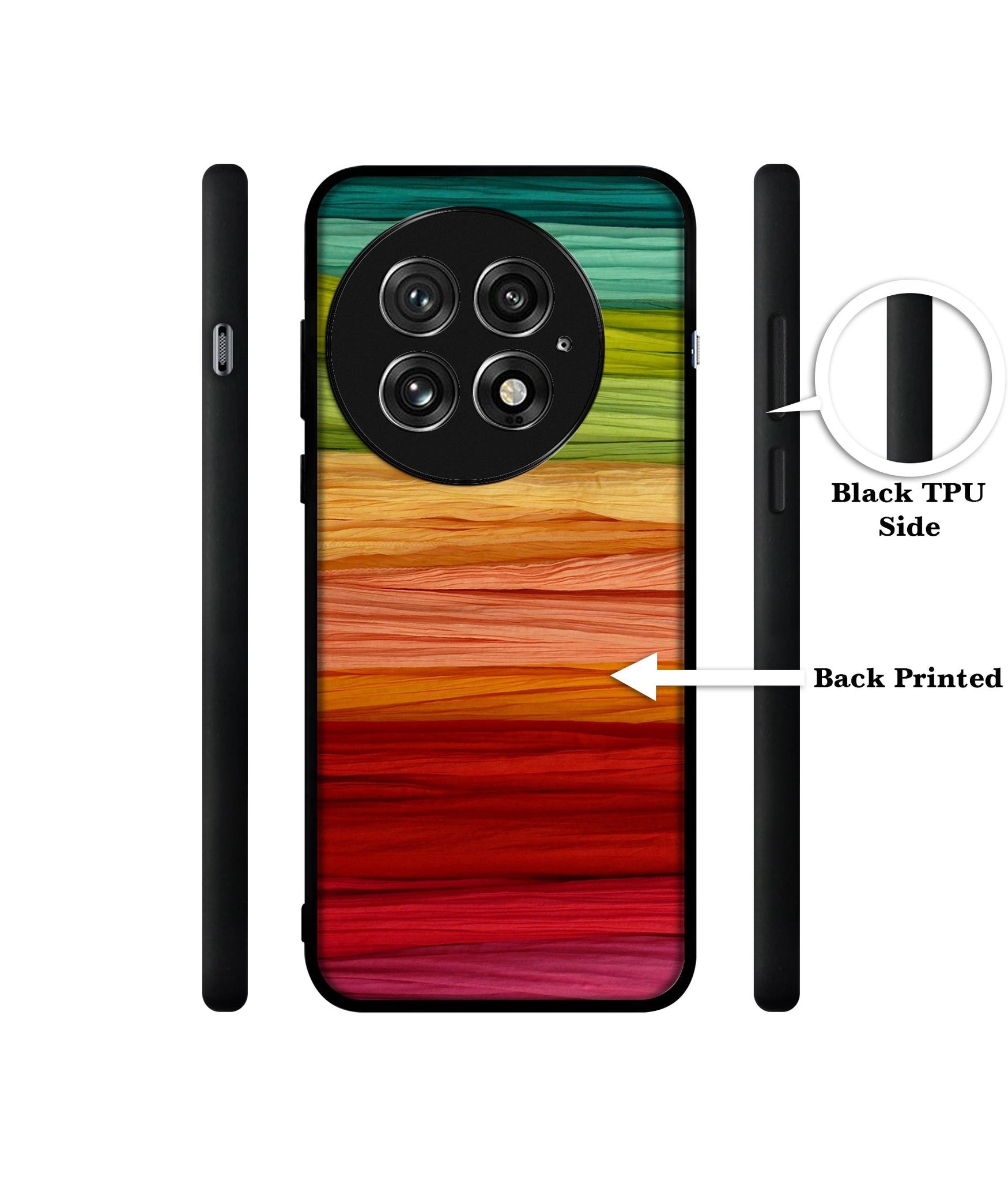 Colorful Thread Design Designer 2D Printed Back Case Cover for OnePlus 13 5G