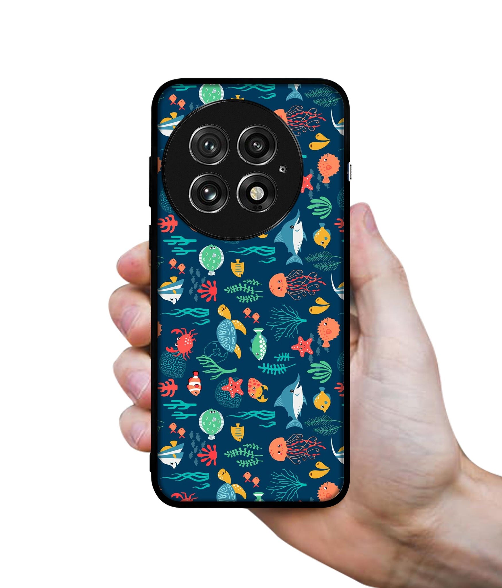 Aquarium Texture Design Designer 2D Printed Back Case Cover for OnePlus 13 5G