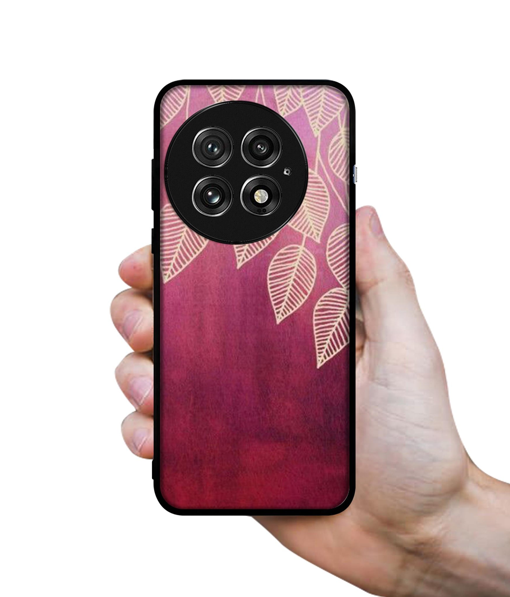Leaf Pattern Design Designer 2D Printed Back Case Cover for OnePlus 13 5G