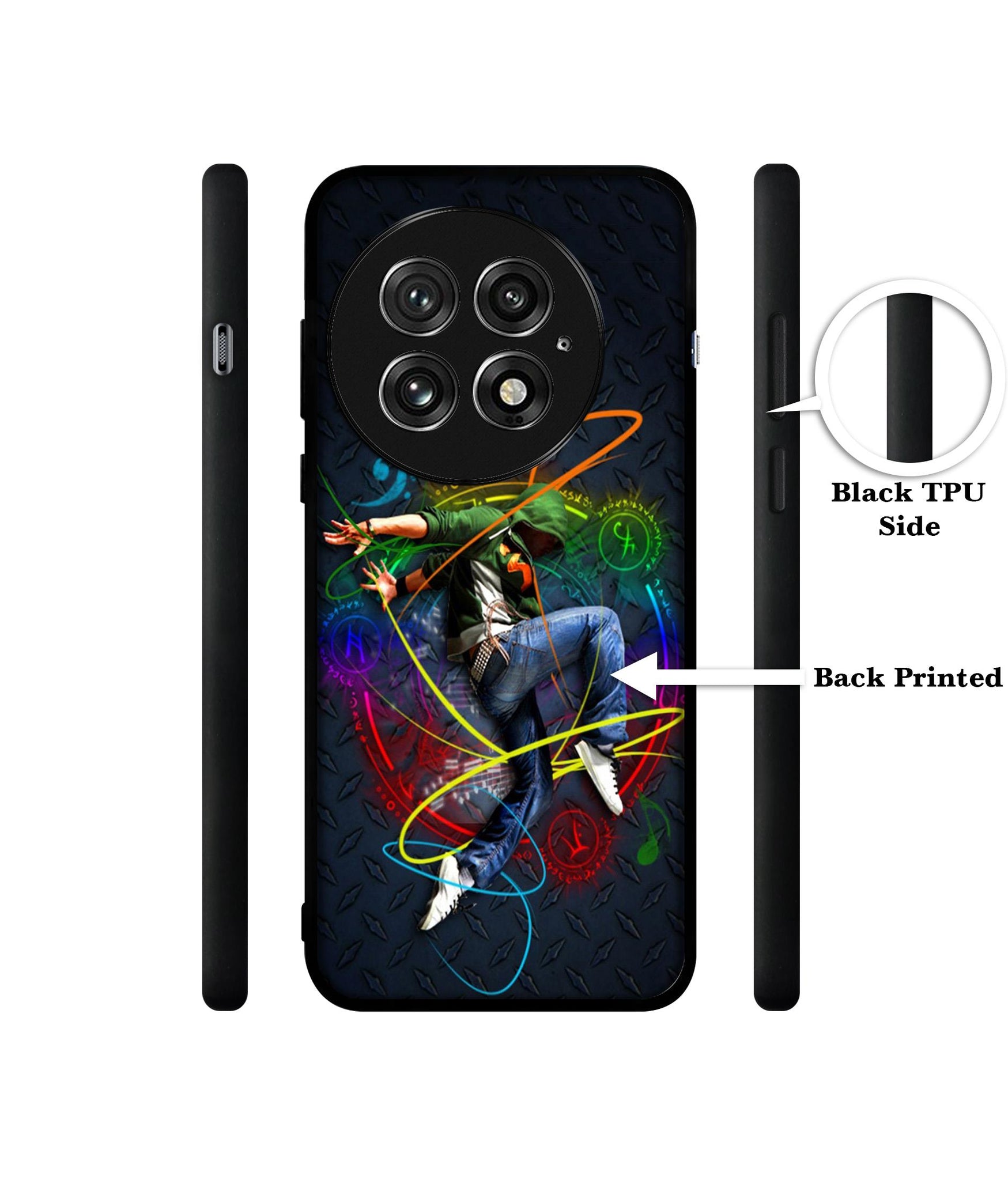 Boy With Music Design Designer 2D Printed Back Case Cover for OnePlus 13 5G