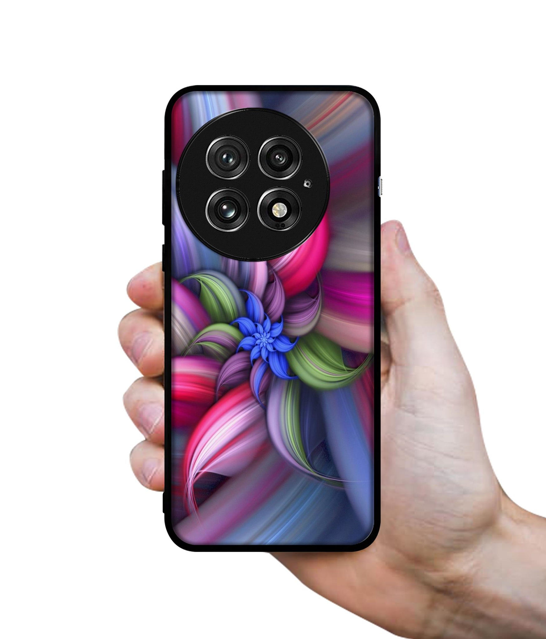 Colorful Flower Design Designer 2D Printed Back Case Cover for OnePlus 13 5G