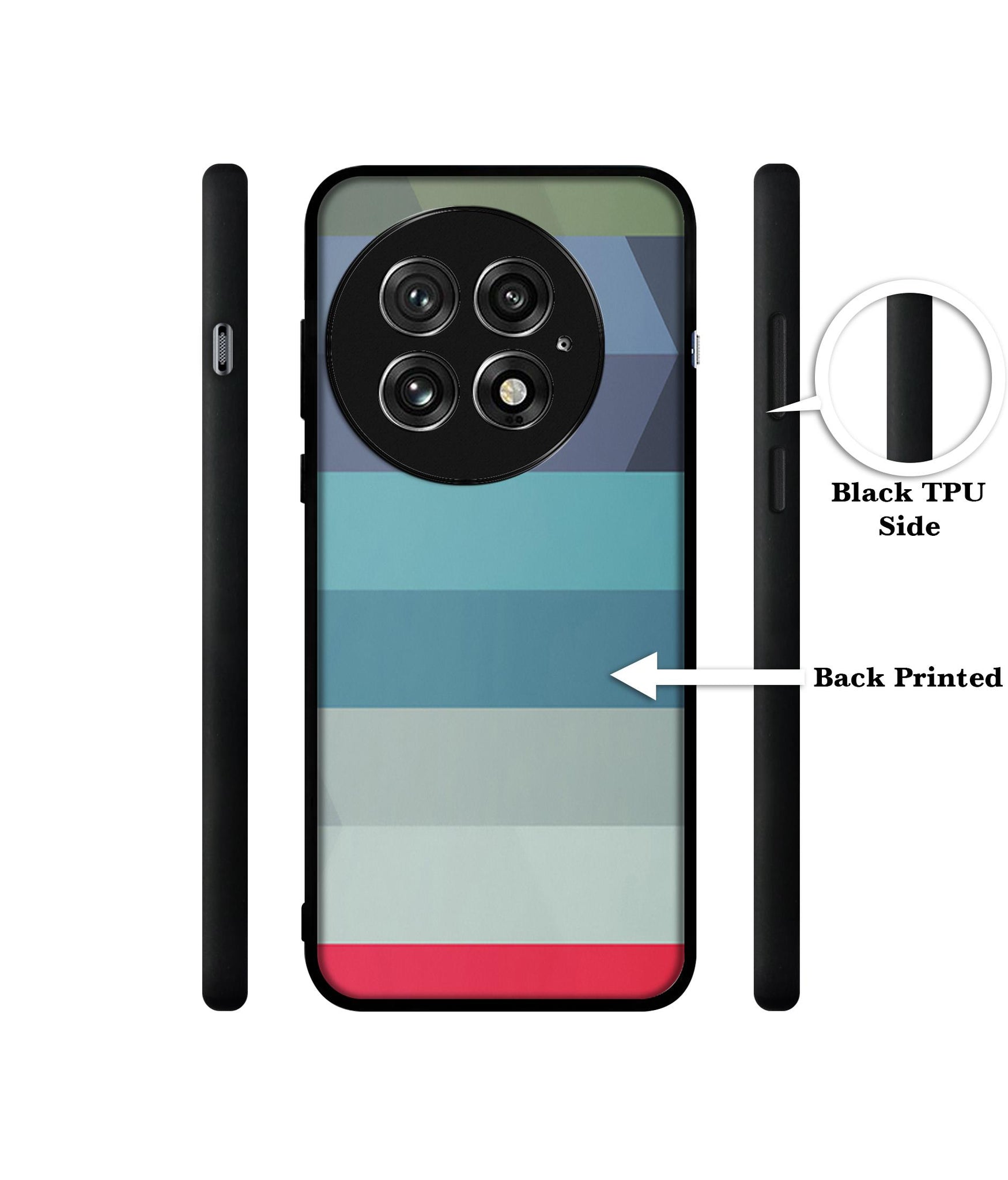 Colorful Lines Design Designer 2D Printed Back Case Cover for OnePlus 13 5G
