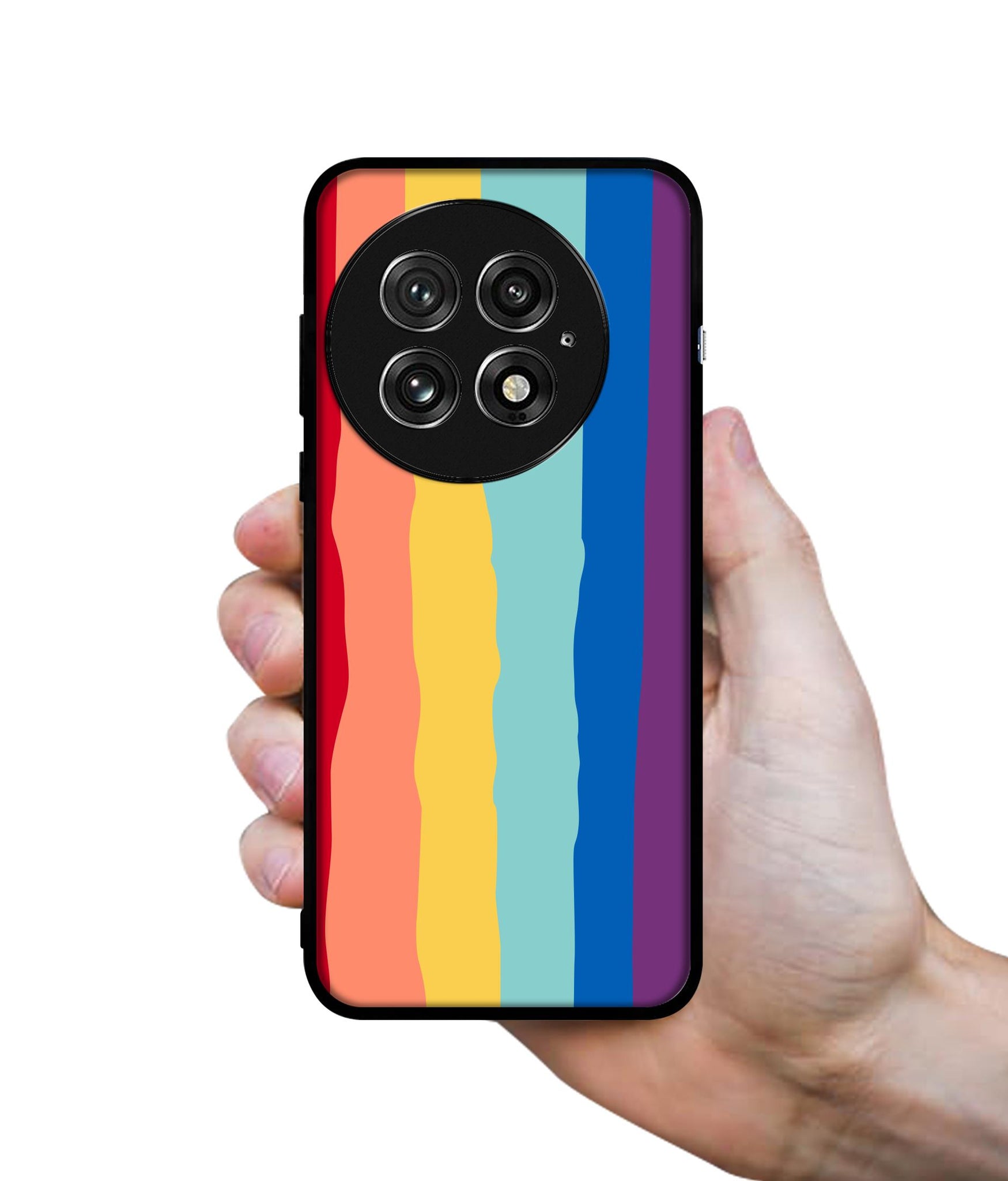 Rainbow Design Designer 2D Printed Back Case Cover for OnePlus 13 5G