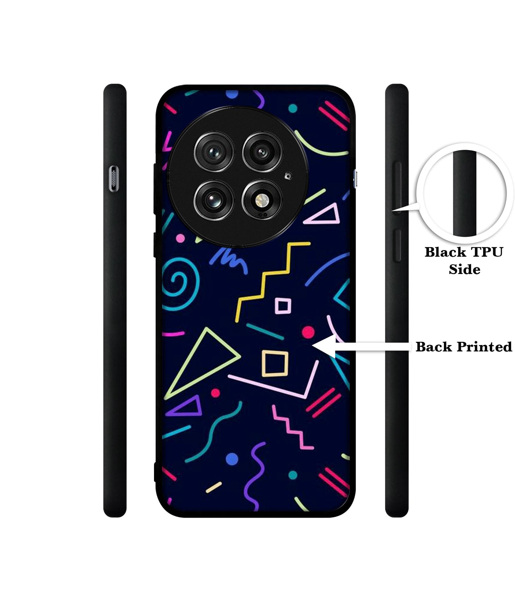Retro Abstract Design Designer 2D Printed Back Case Cover for OnePlus 13 5G