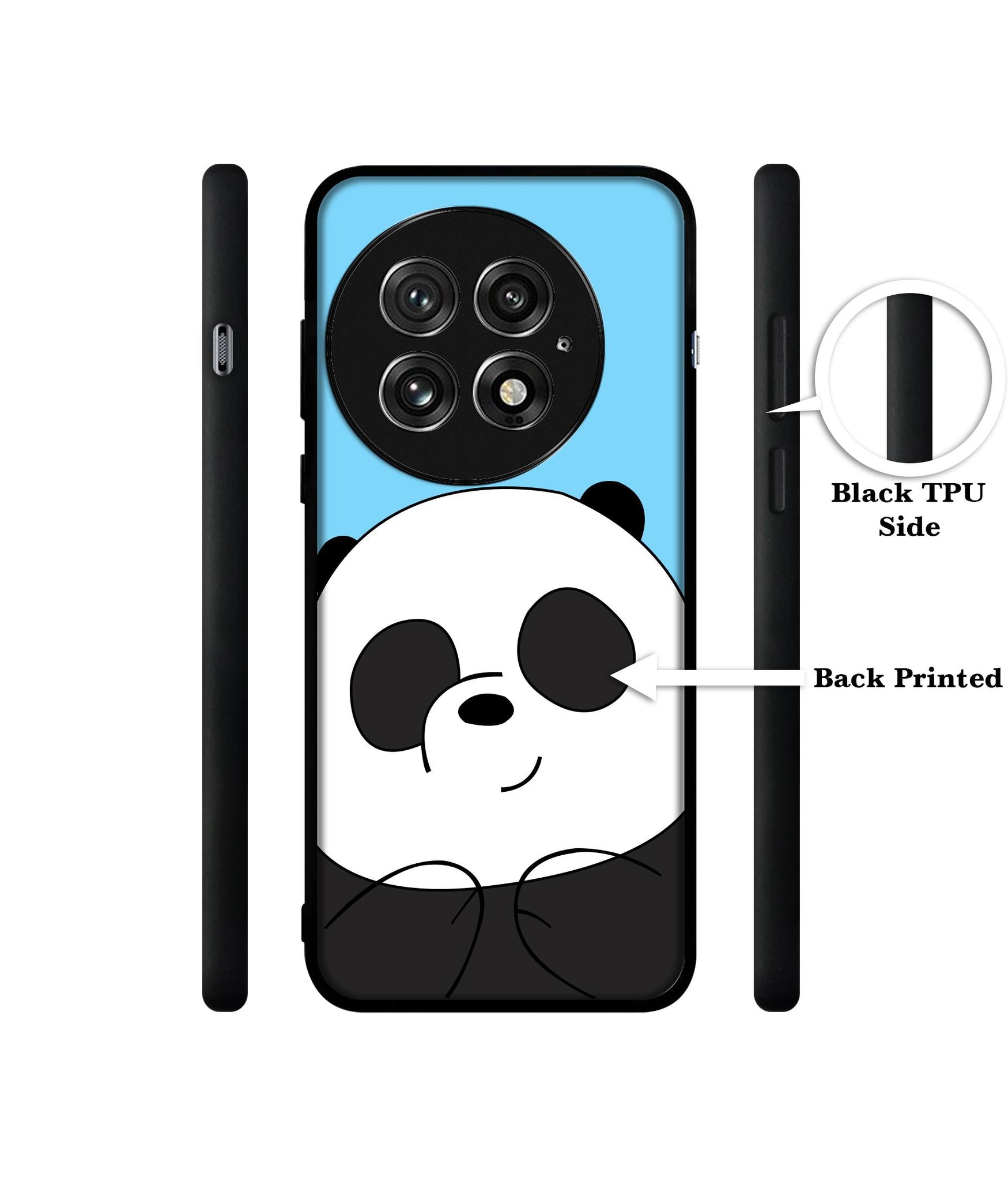 Cute Panda Design Designer 2D Printed Back Case Cover for OnePlus 13 5G