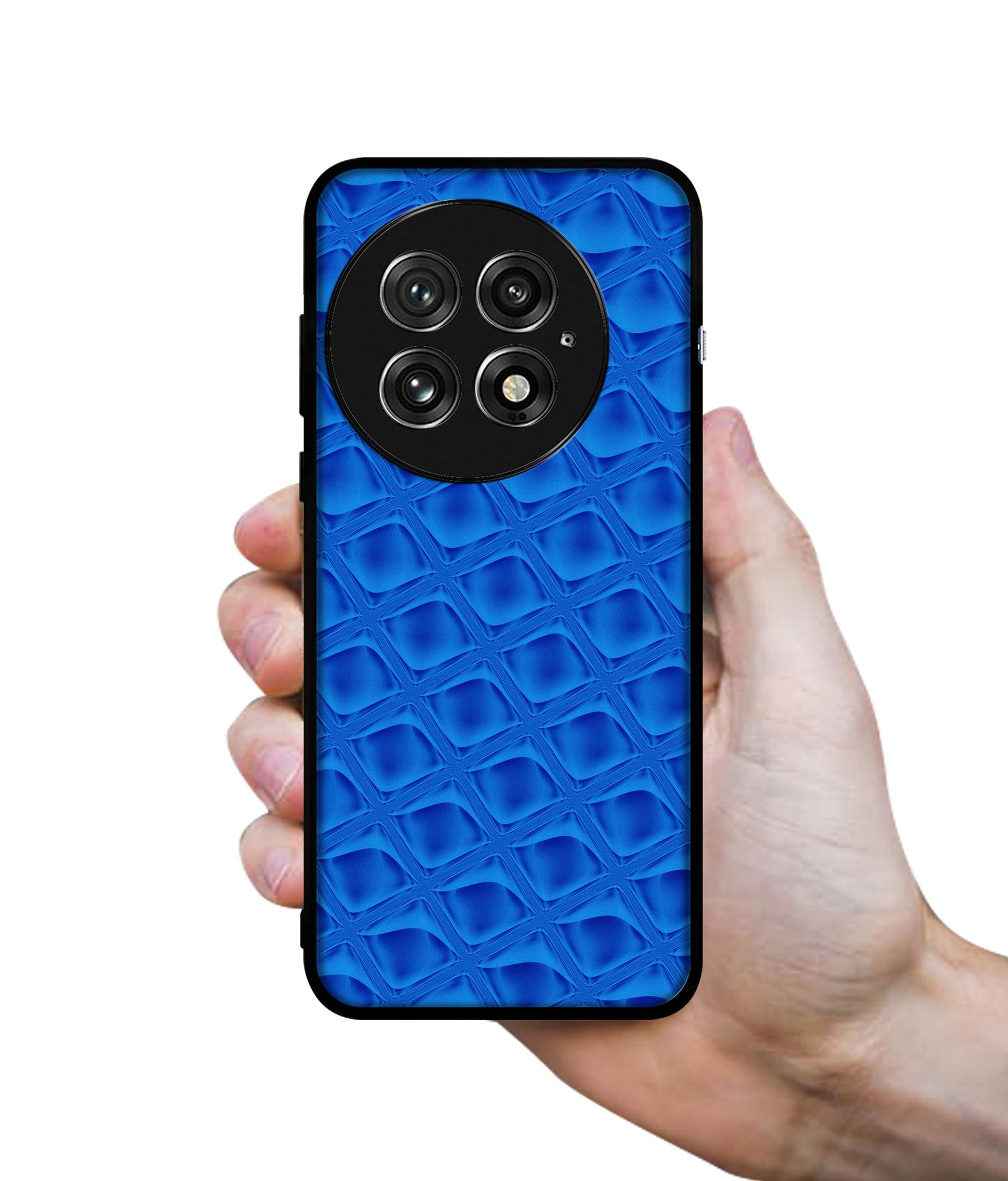Blue Diamond Design Designer 2D Printed Back Case Cover for OnePlus 13 5G