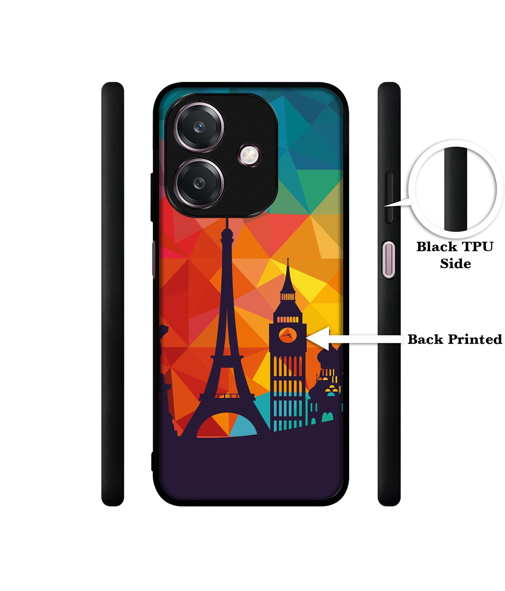 Colored Paris Designer 2D Printed Back Case Cover for Oppo A3 5G / A3x 4G / A3x 5G