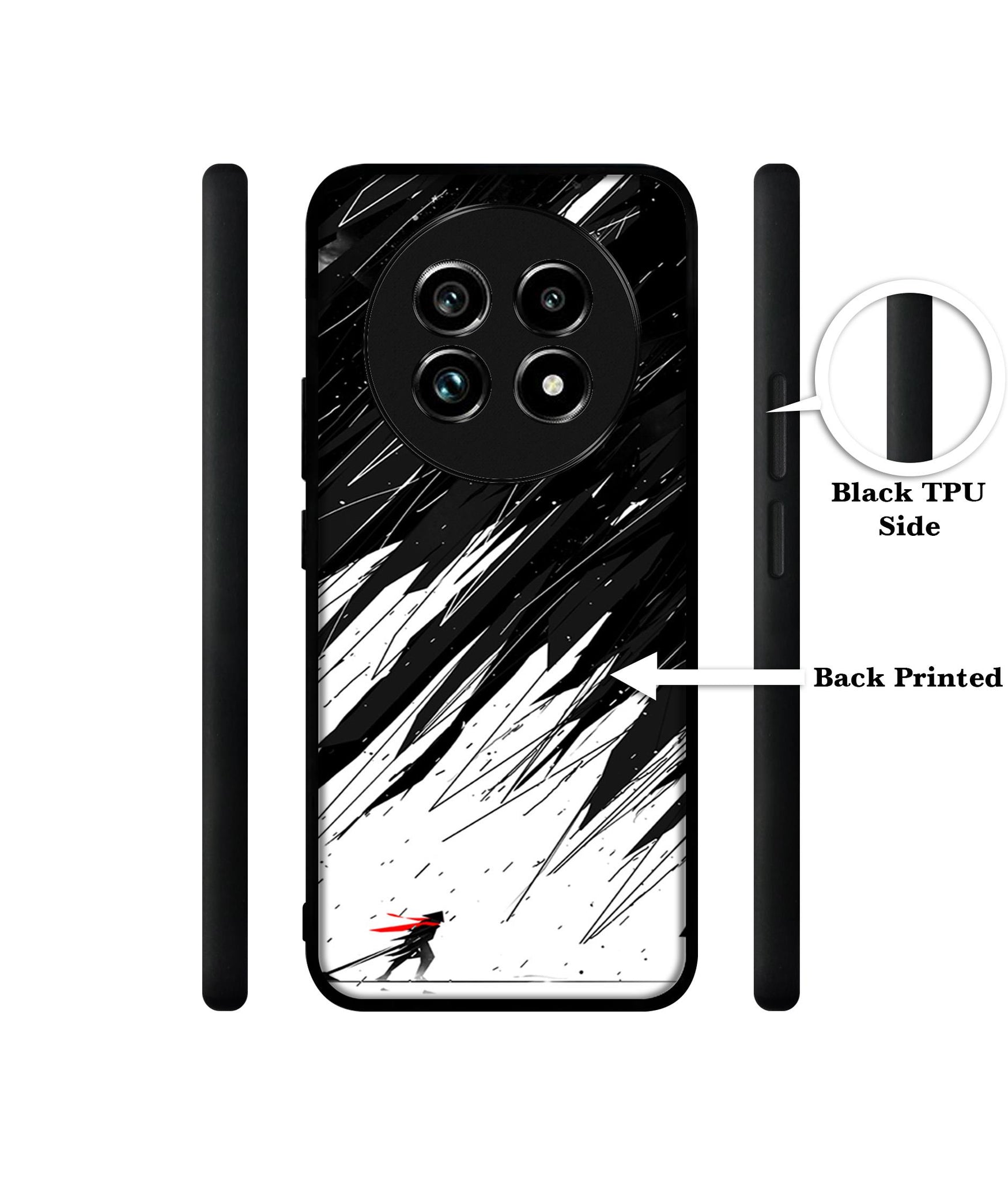 Geometric Strom Design Designer 2D Printed Back Case Cover for Realme 13 Plus 5G / P1 Speed 5G