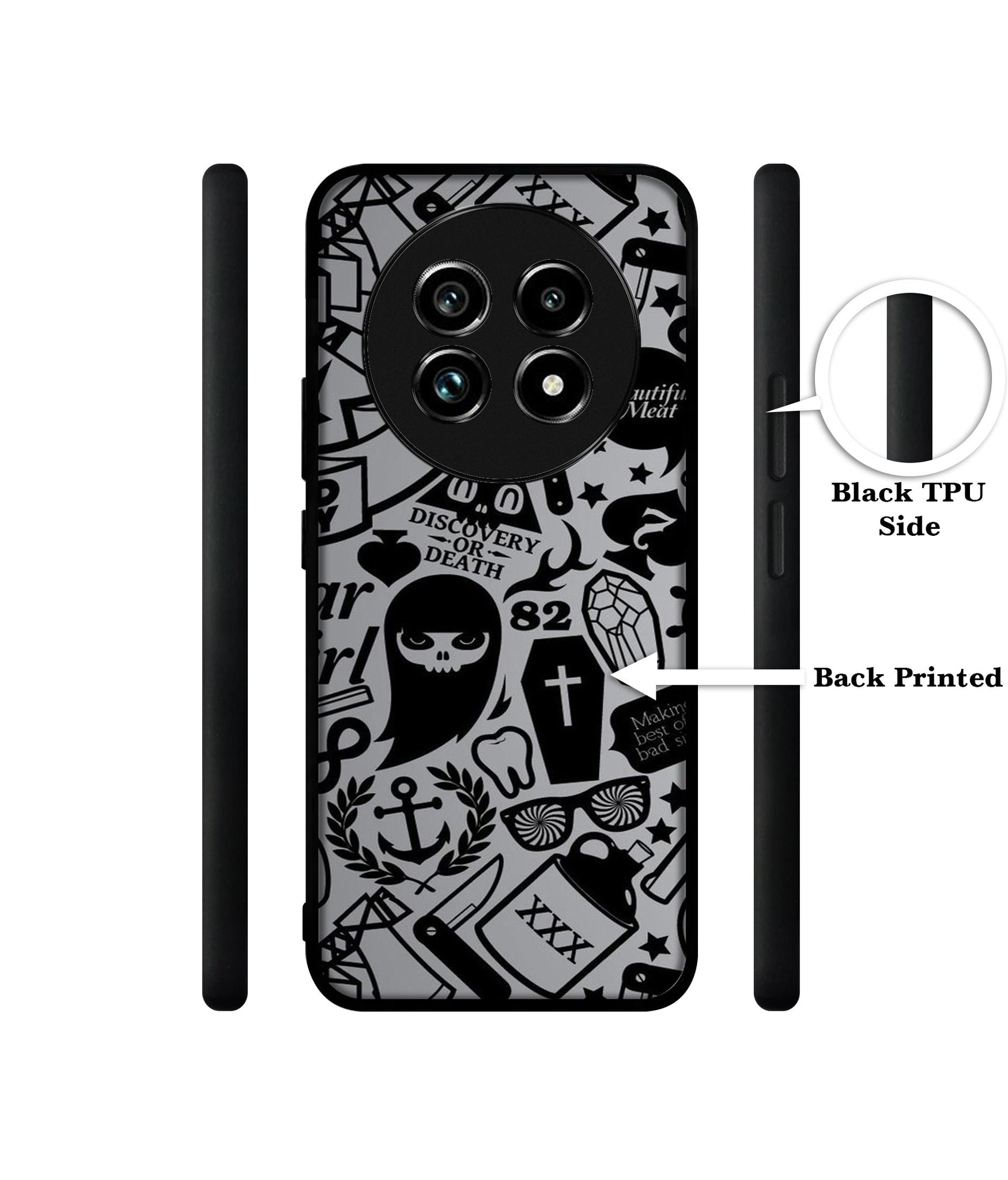 Discover Or Death Design Designer 2D Printed Back Case Cover for Realme 13 Plus 5G / P1 Speed 5G