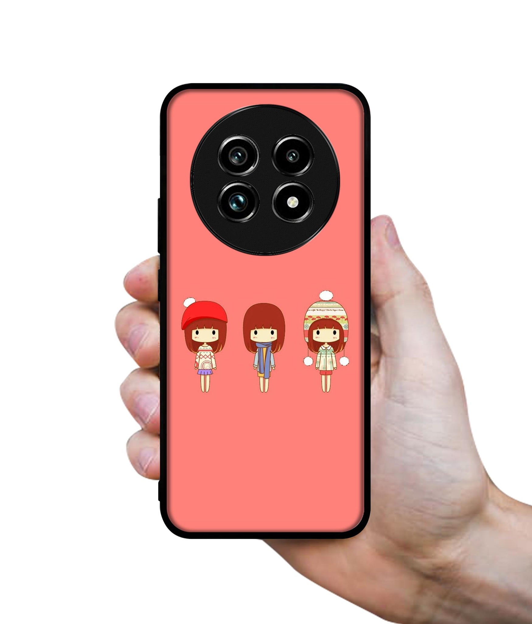 Cute Girls Design Designer 2D Printed Back Case Cover for Realme 13 Plus 5G / P1 Speed 5G