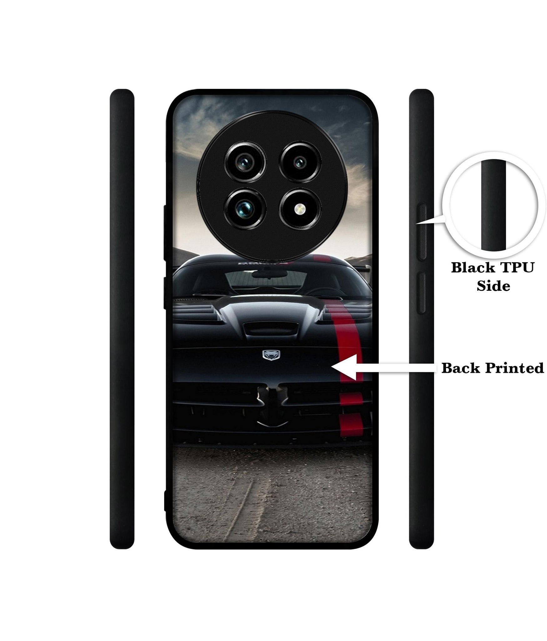 Sports Car Pattern Design Designer 2D Printed Back Case Cover for Realme 13 Plus 5G / P1 Speed 5G