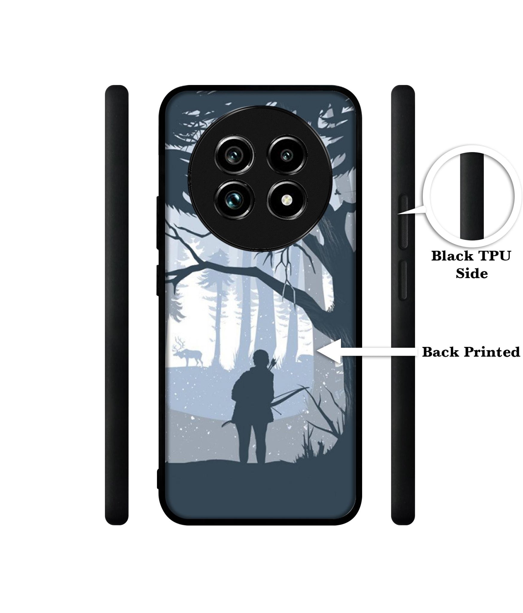 Hunter Design Designer 2D Printed Back Case Cover for Realme 13 Plus 5G / P1 Speed 5G