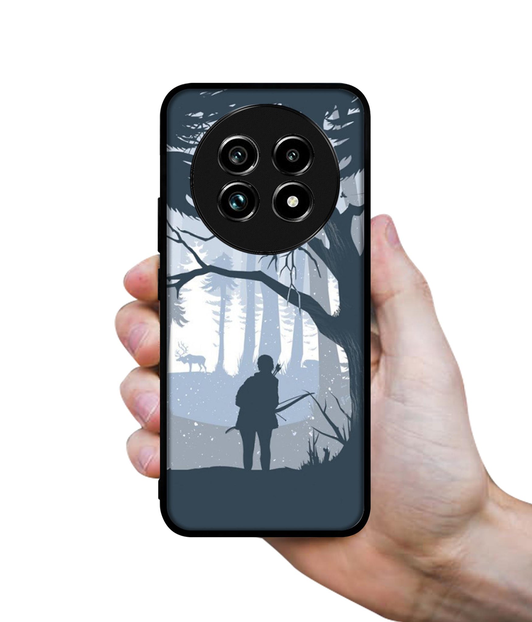 Hunter Design Designer 2D Printed Back Case Cover for Realme 13 Plus 5G / P1 Speed 5G