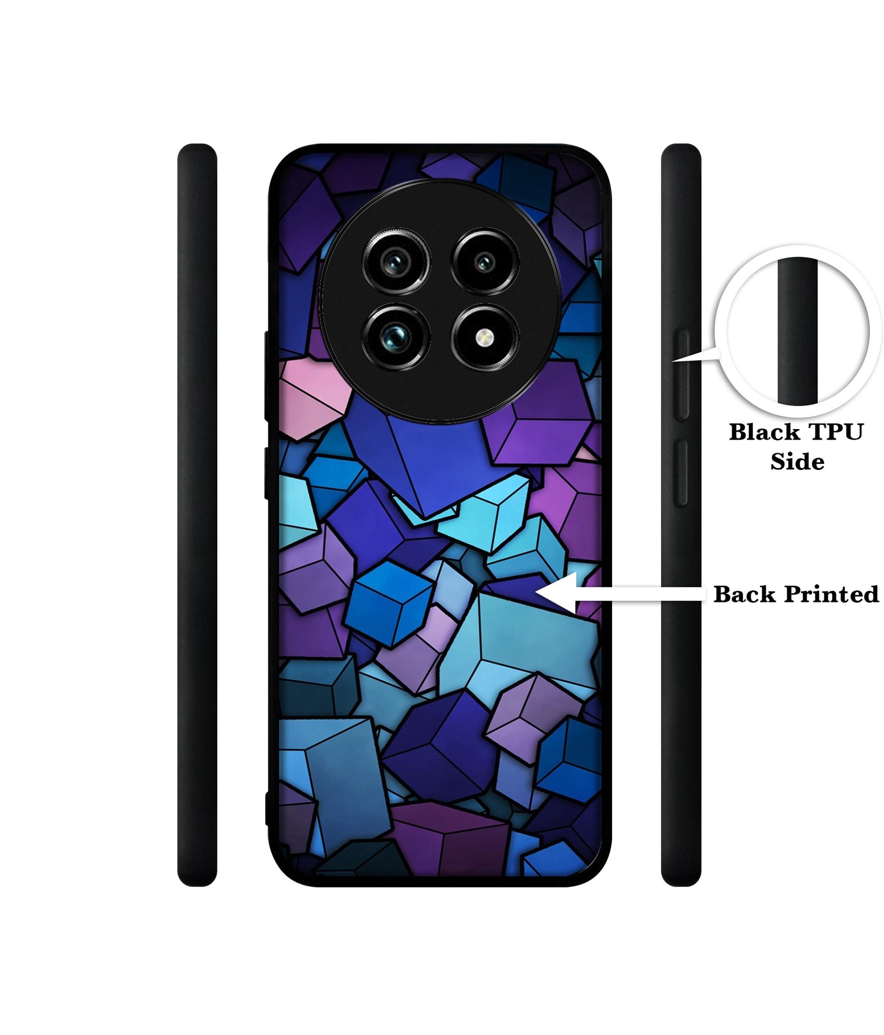 Color Box Design Designer 2D Printed Back Case Cover for Realme 13 Plus 5G / P1 Speed 5G