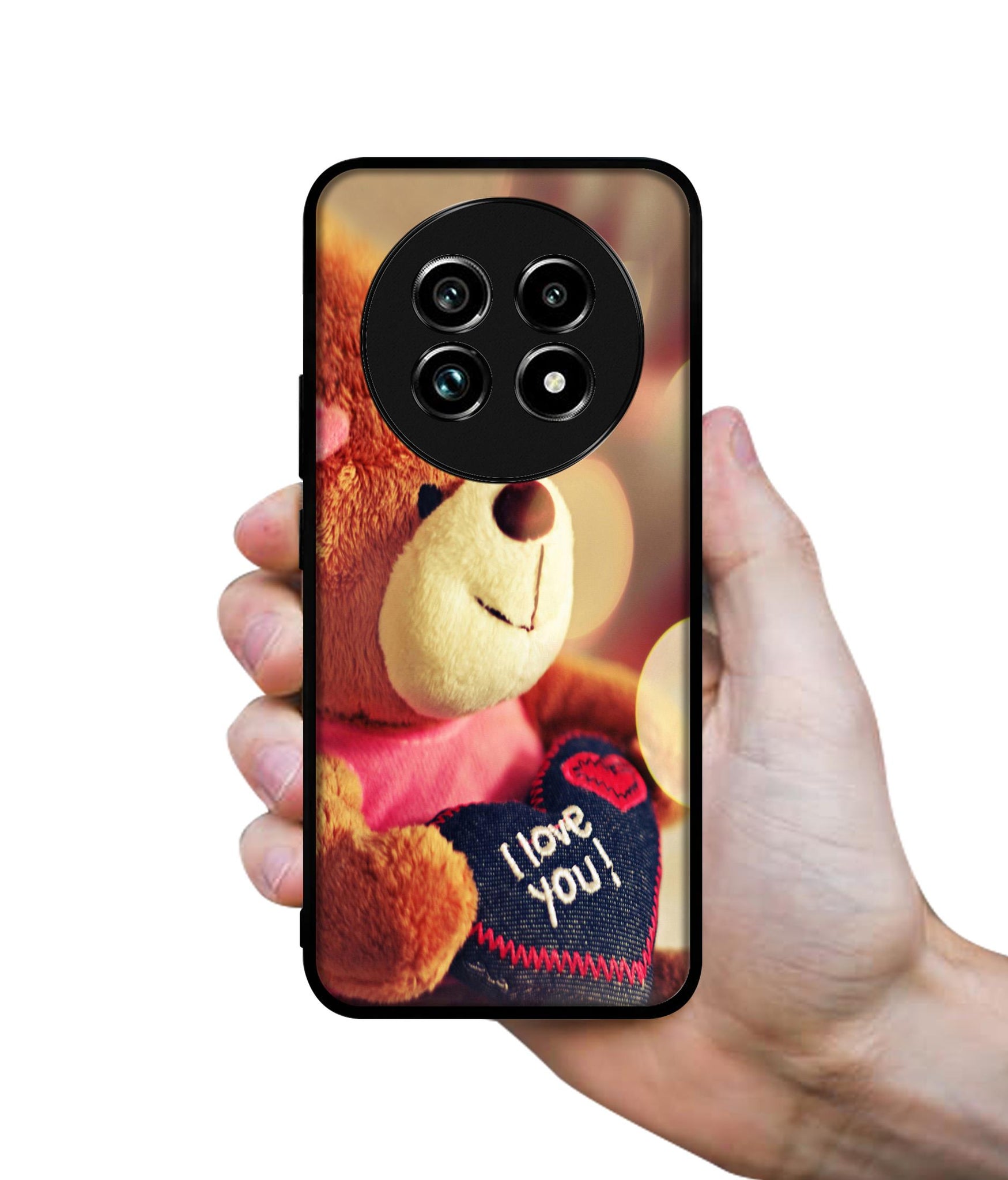 Teddy Bear Design Designer 2D Printed Back Case Cover for Realme 13 Plus 5G / P1 Speed 5G