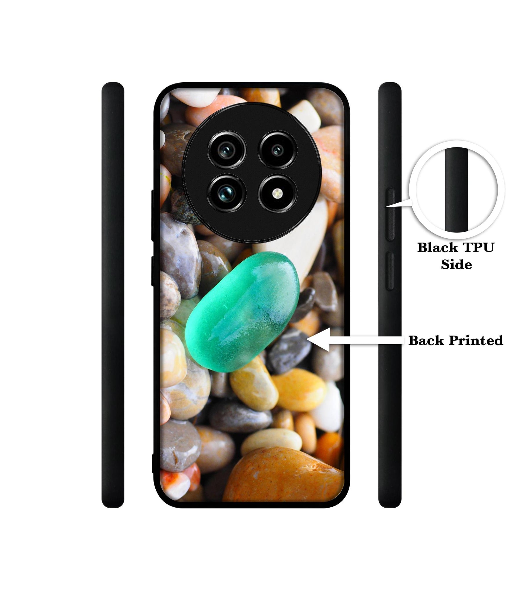 Sea Stones Design Designer 2D Printed Back Case Cover for Realme 13 Plus 5G / P1 Speed 5G