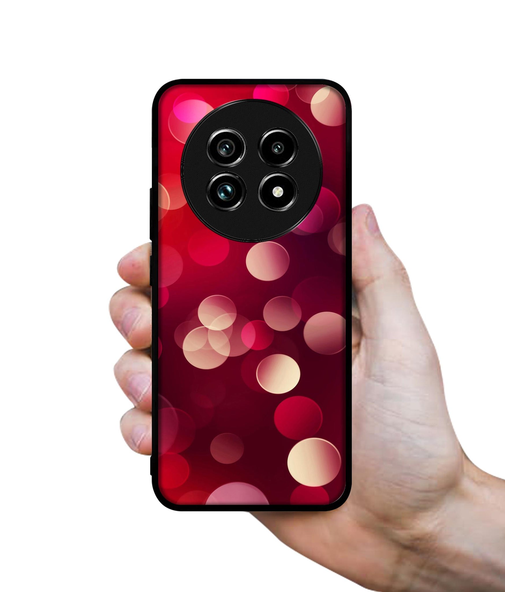 3D Circles Design Designer 2D Printed Back Case Cover for Realme 13 Plus 5G / P1 Speed 5G