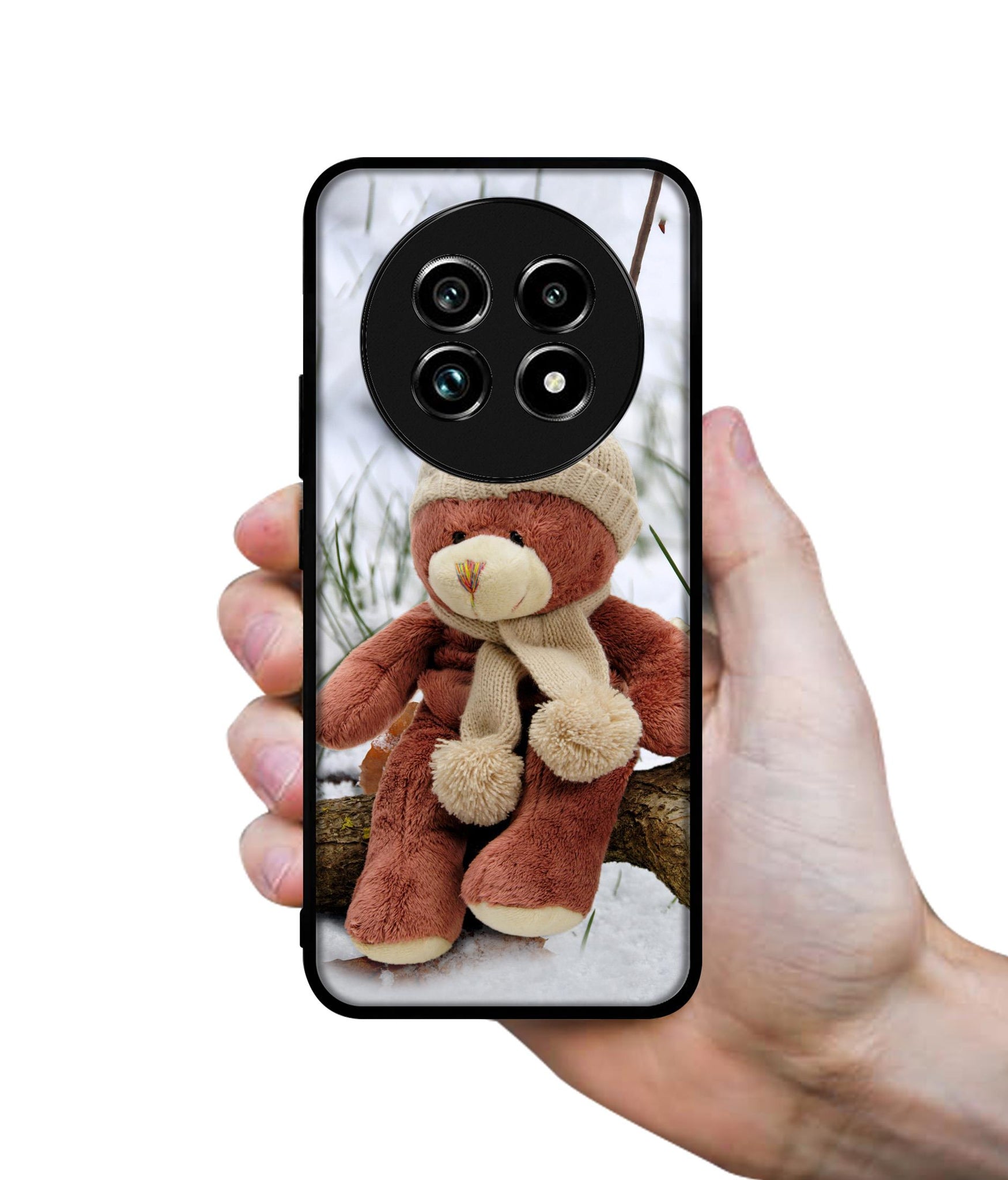 Woolen Bear Design Designer 2D Printed Back Case Cover for Realme 13 Plus 5G / P1 Speed 5G