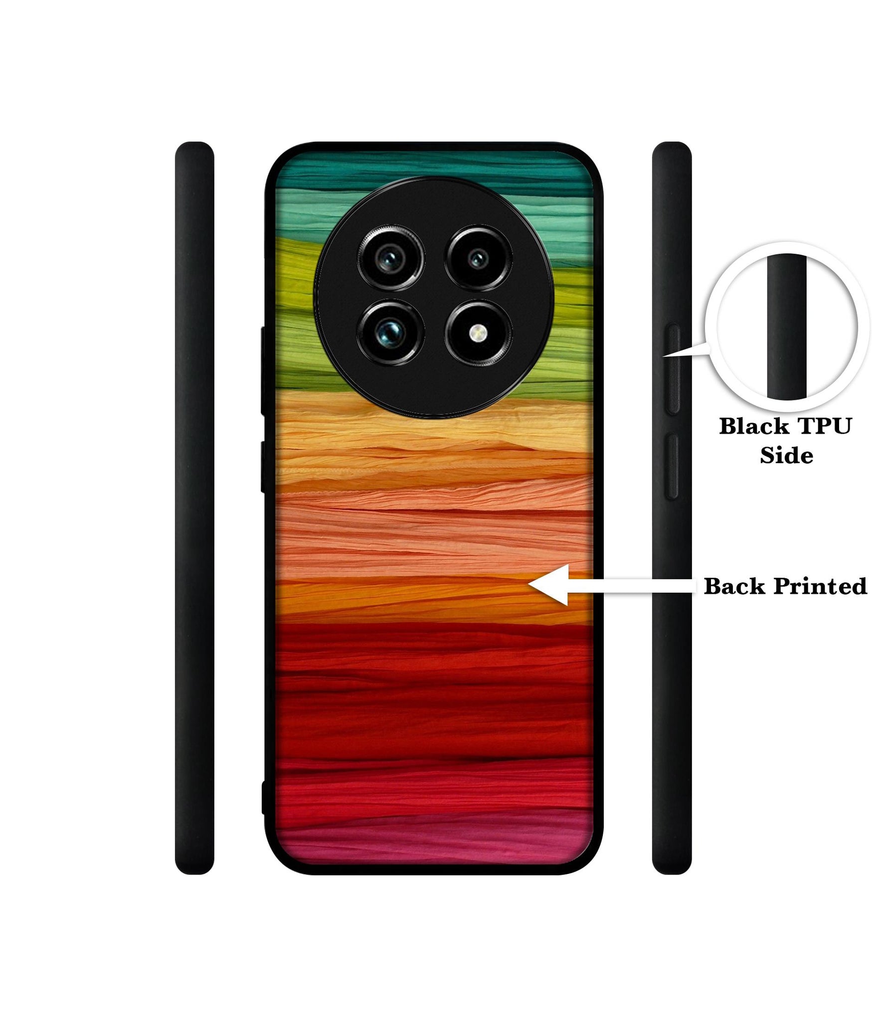 Colorful Thread Design Designer 2D Printed Back Case Cover for Realme 13 Plus 5G / P1 Speed 5G