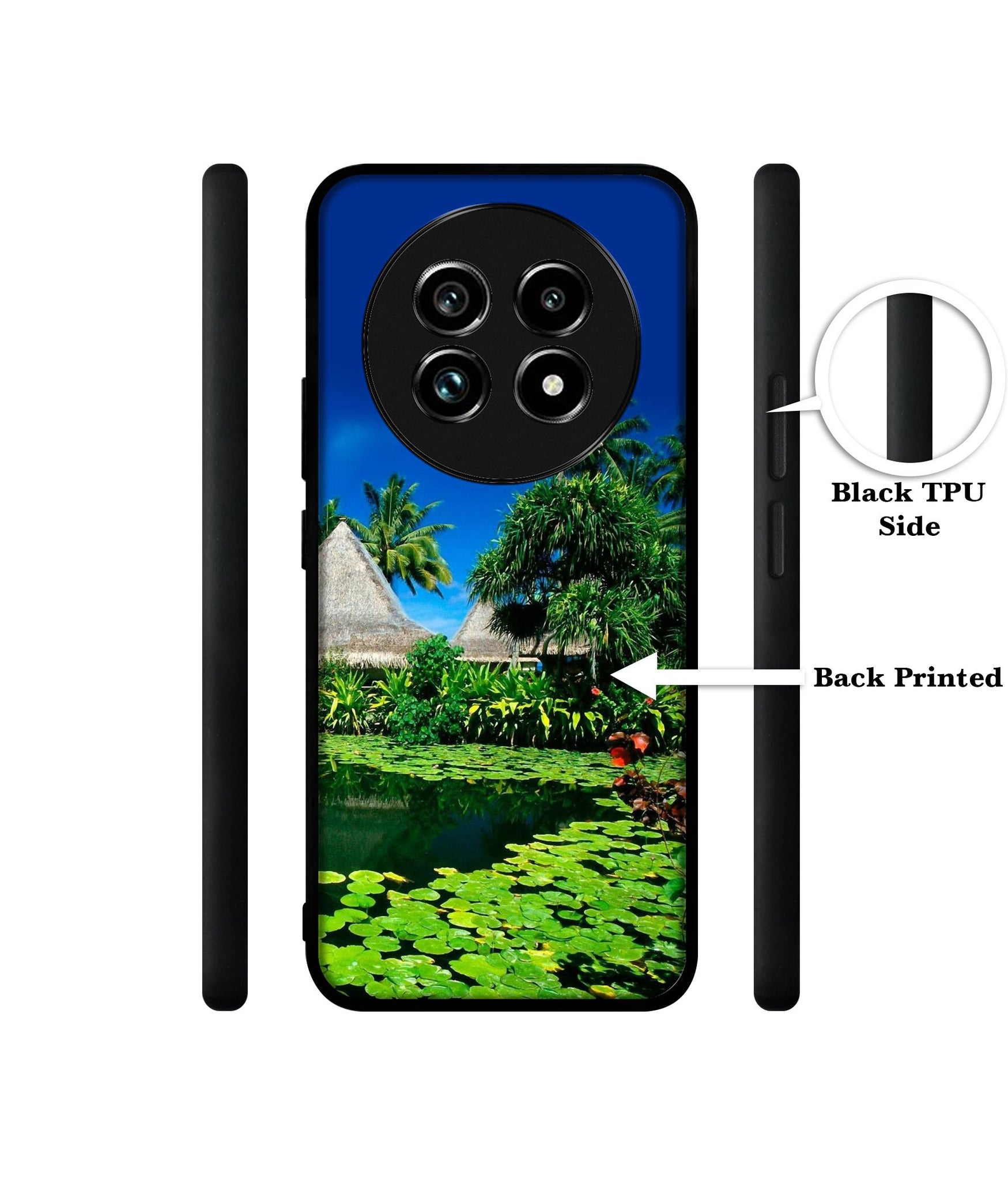 Tropics Water Design Designer 2D Printed Back Case Cover for Realme 13 Plus 5G / P1 Speed 5G