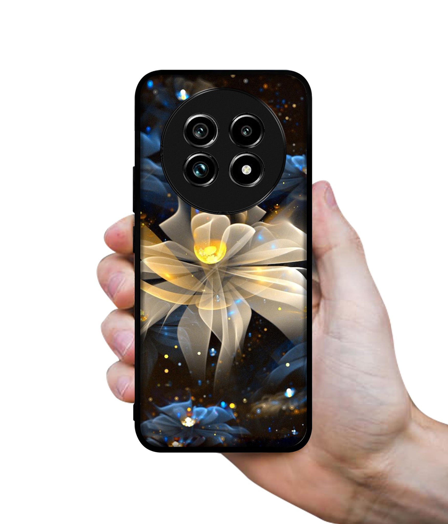 Art Flower Design Designer 2D Printed Back Case Cover for Realme 13 Plus 5G / P1 Speed 5G