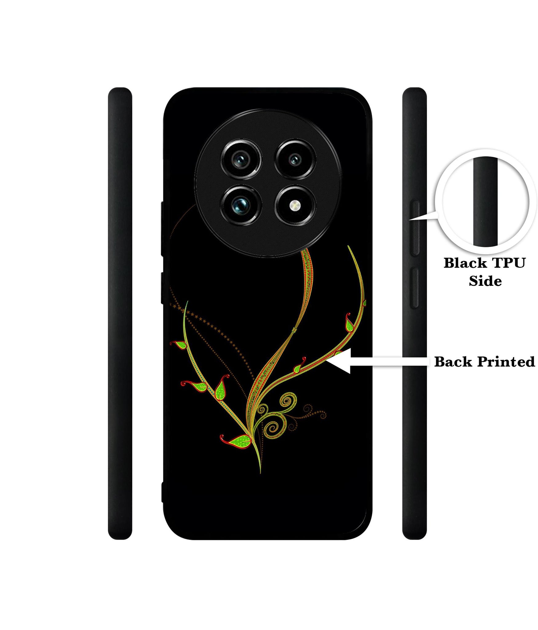 Yellow Pattern Design Designer 2D Printed Back Case Cover for Realme 13 Plus 5G / P1 Speed 5G