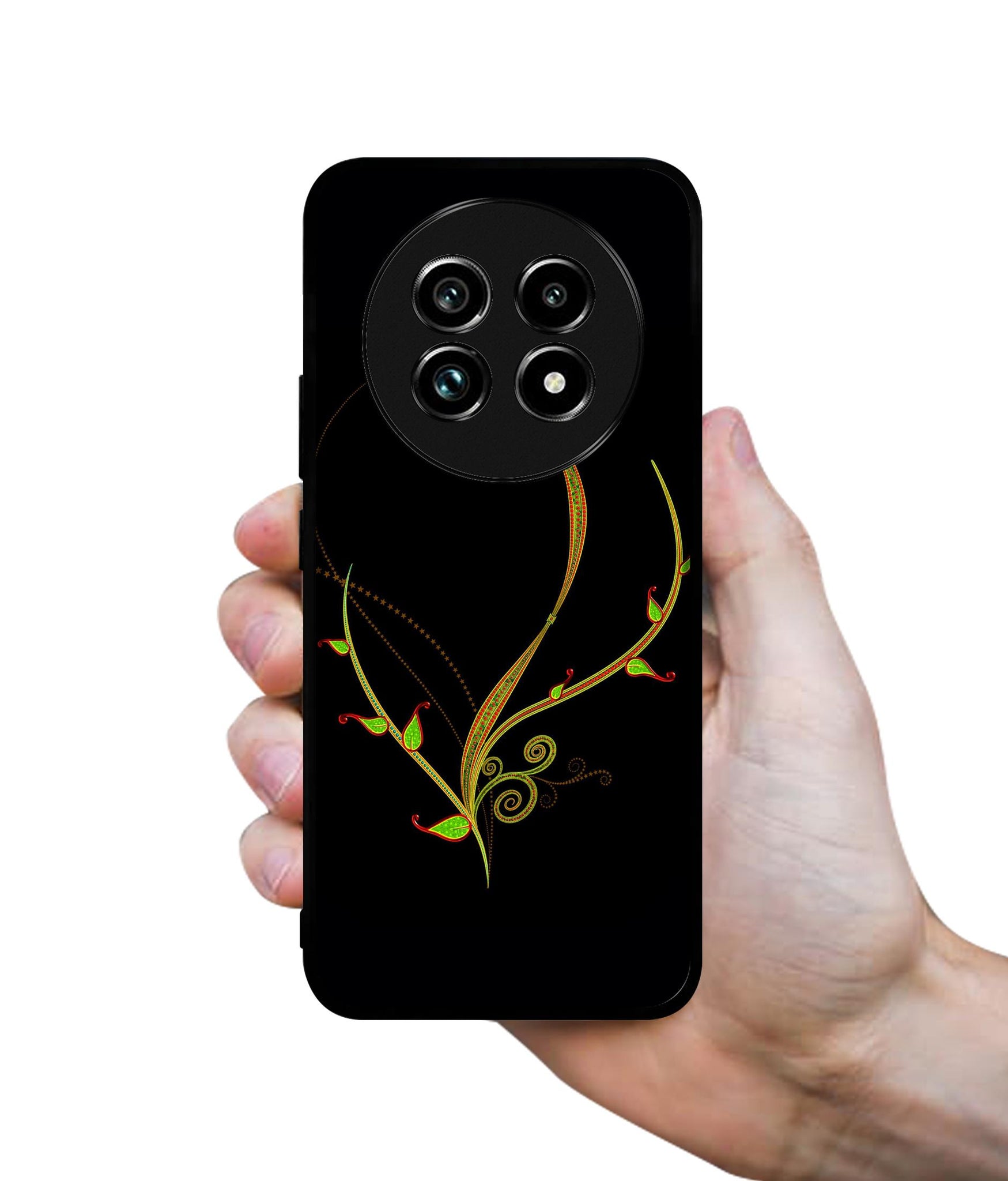 Yellow Pattern Design Designer 2D Printed Back Case Cover for Realme 13 Plus 5G / P1 Speed 5G