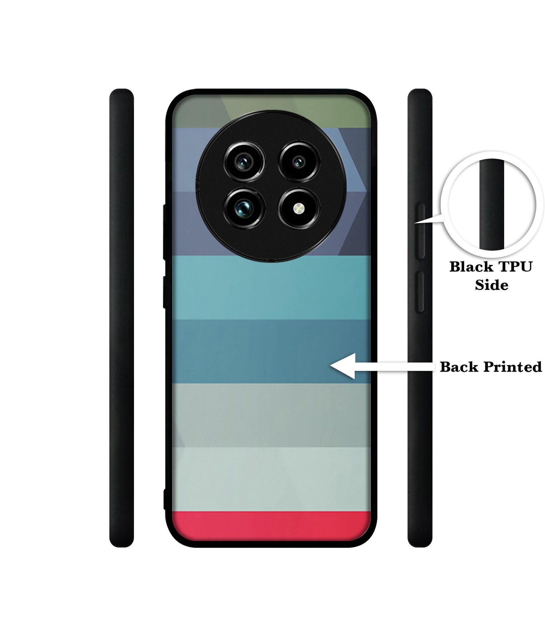 Colorful Lines Design Designer 2D Printed Back Case Cover for Realme 13 Plus 5G / P1 Speed 5G