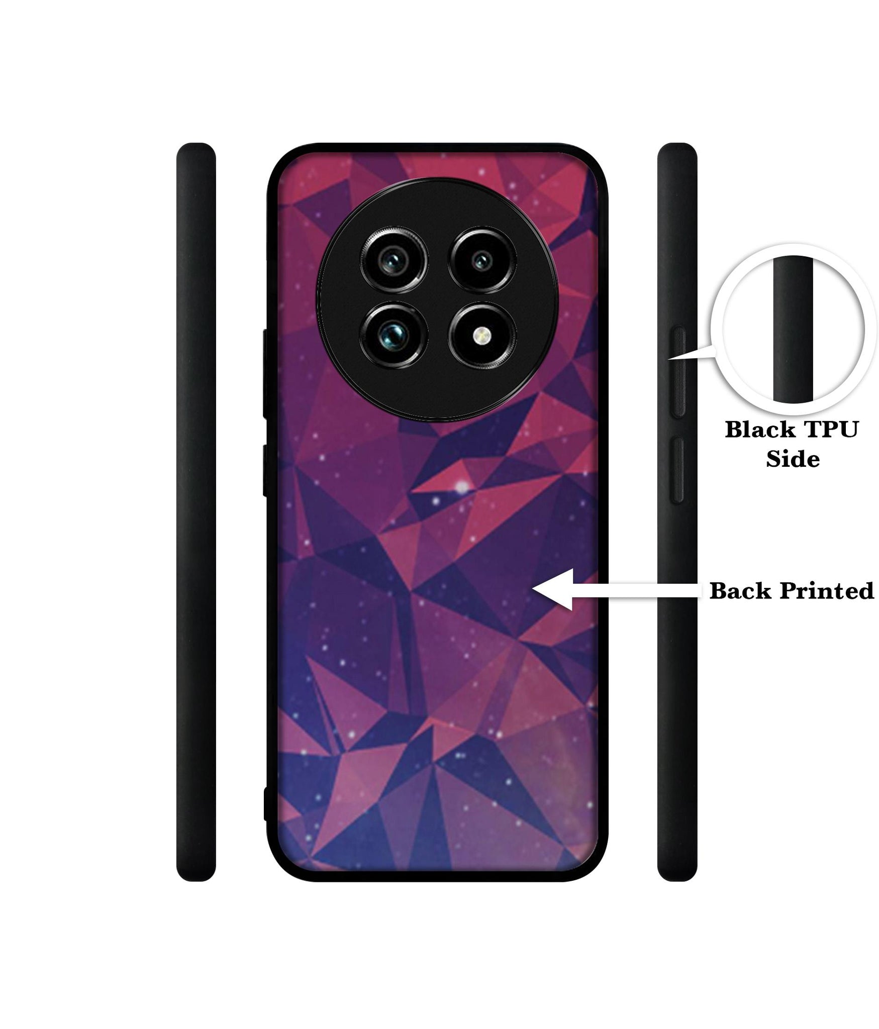 Bad Color Shape Design Designer 2D Printed Back Case Cover for Realme 13 Plus 5G / P1 Speed 5G