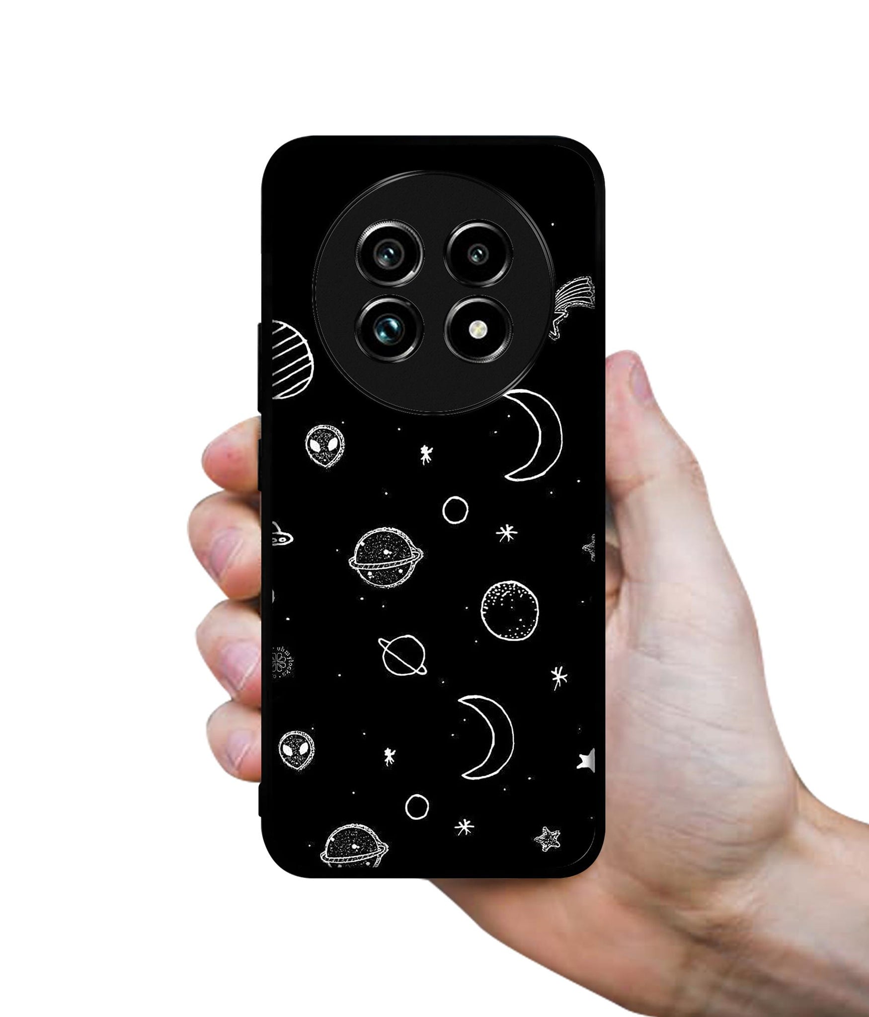 Space Stars Universe Design Designer 2D Printed Back Case Cover for Realme 13 Plus 5G / P1 Speed 5G