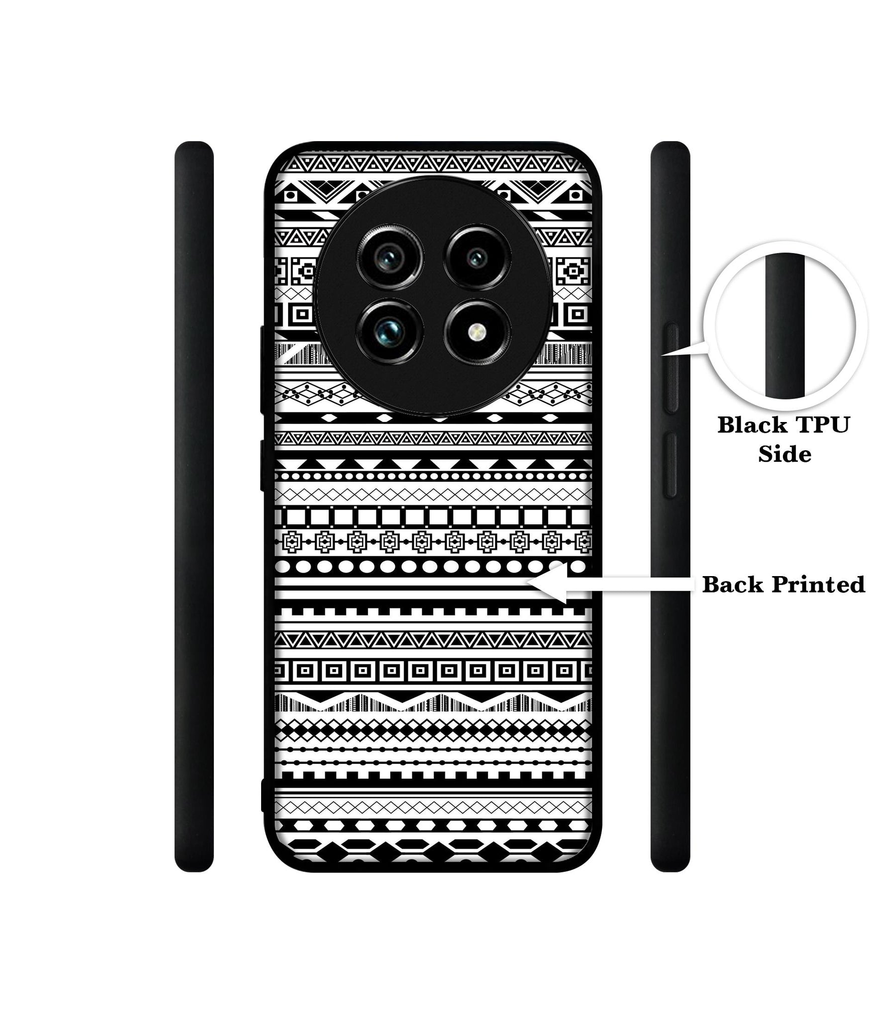 Black & White Patterns Design Designer 2D Printed Back Case Cover for Realme 13 Plus 5G / P1 Speed 5G