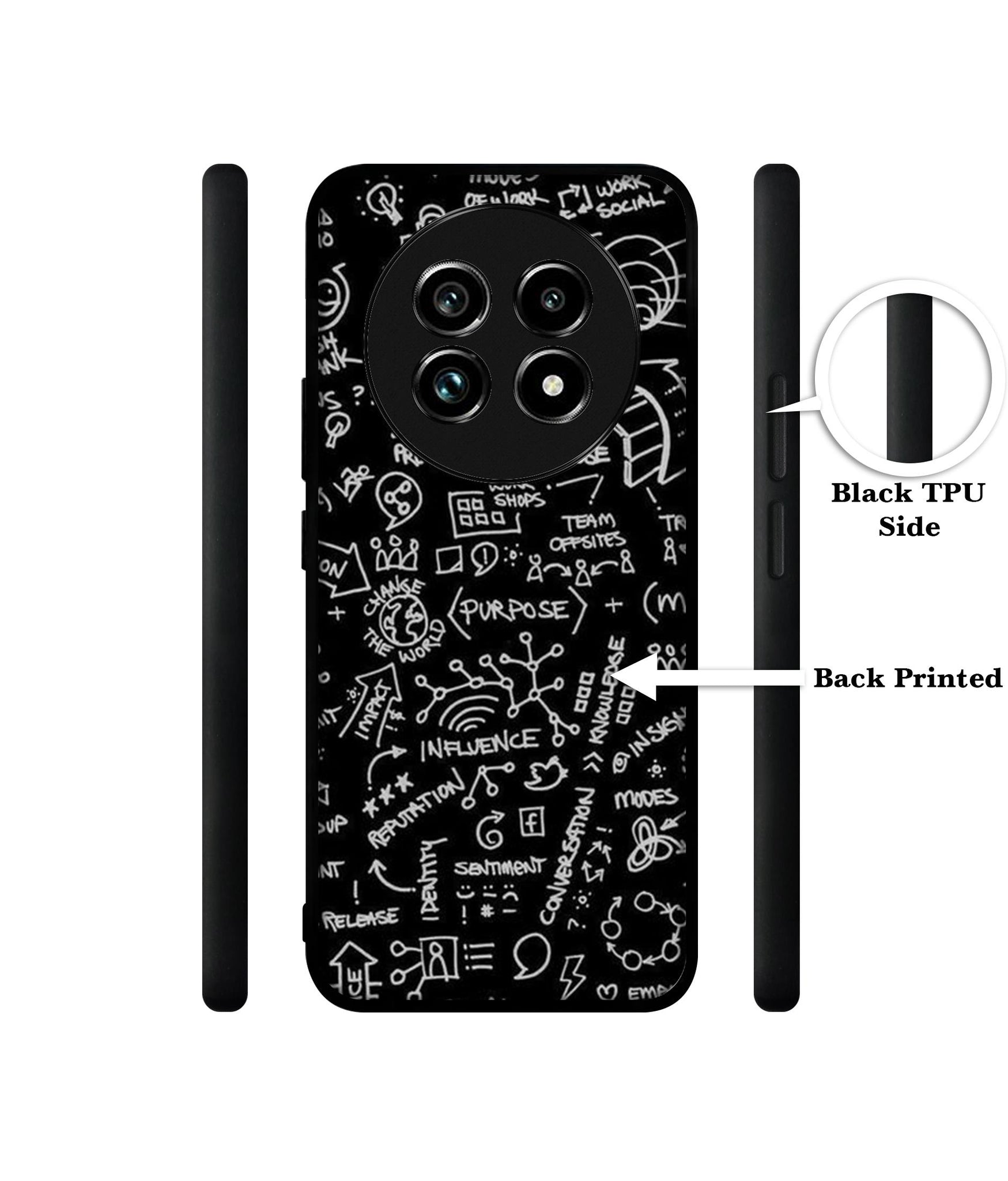 Formulas Design Designer 2D Printed Back Case Cover for Realme 13 Plus 5G / P1 Speed 5G