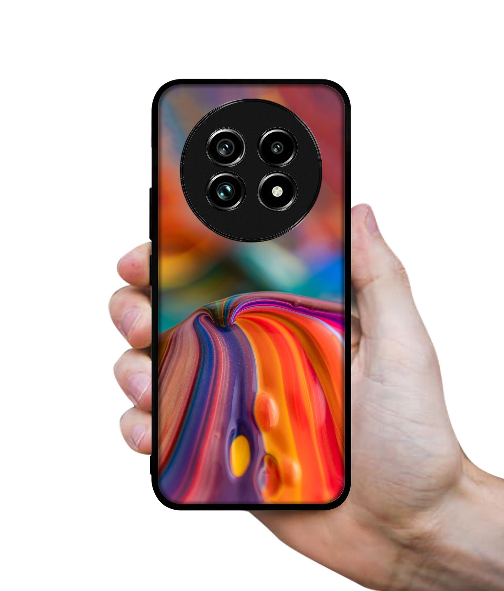 Rainbow Colors Designer 2D Printed Back Case Cover for Realme 13 Plus 5G / P1 Speed 5G