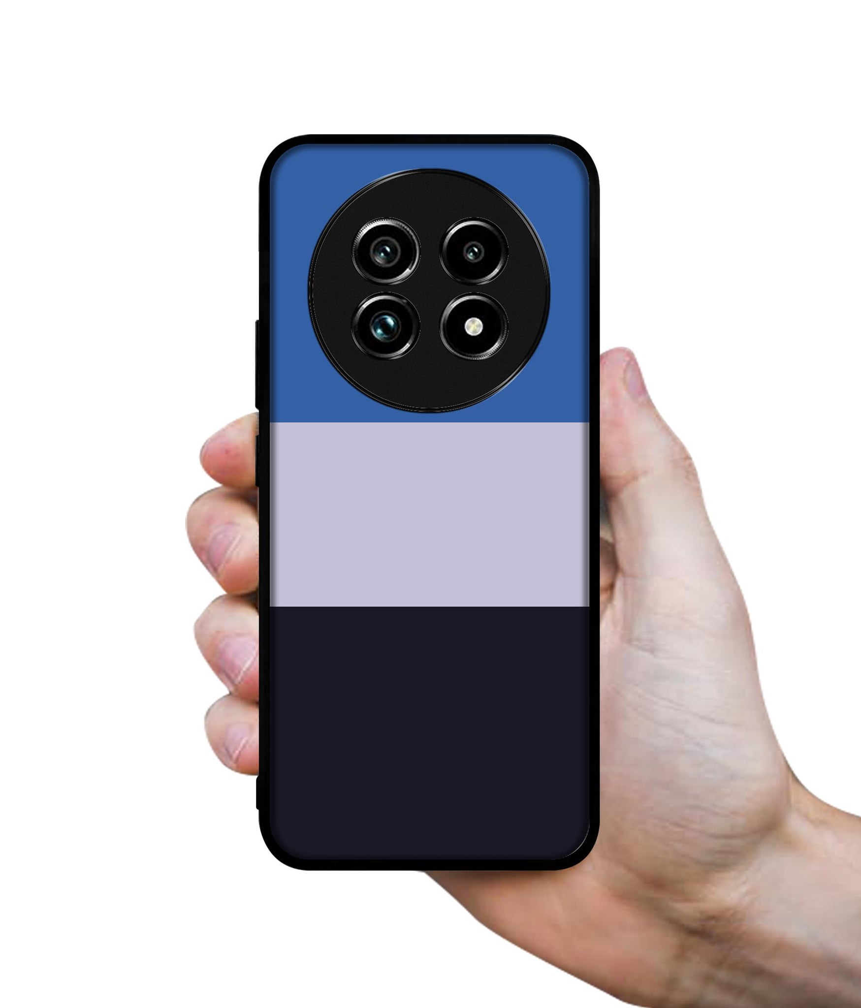 Three Color Stripes Design Designer 2D Printed Back Case Cover for Realme 13 Plus 5G / P1 Speed 5G