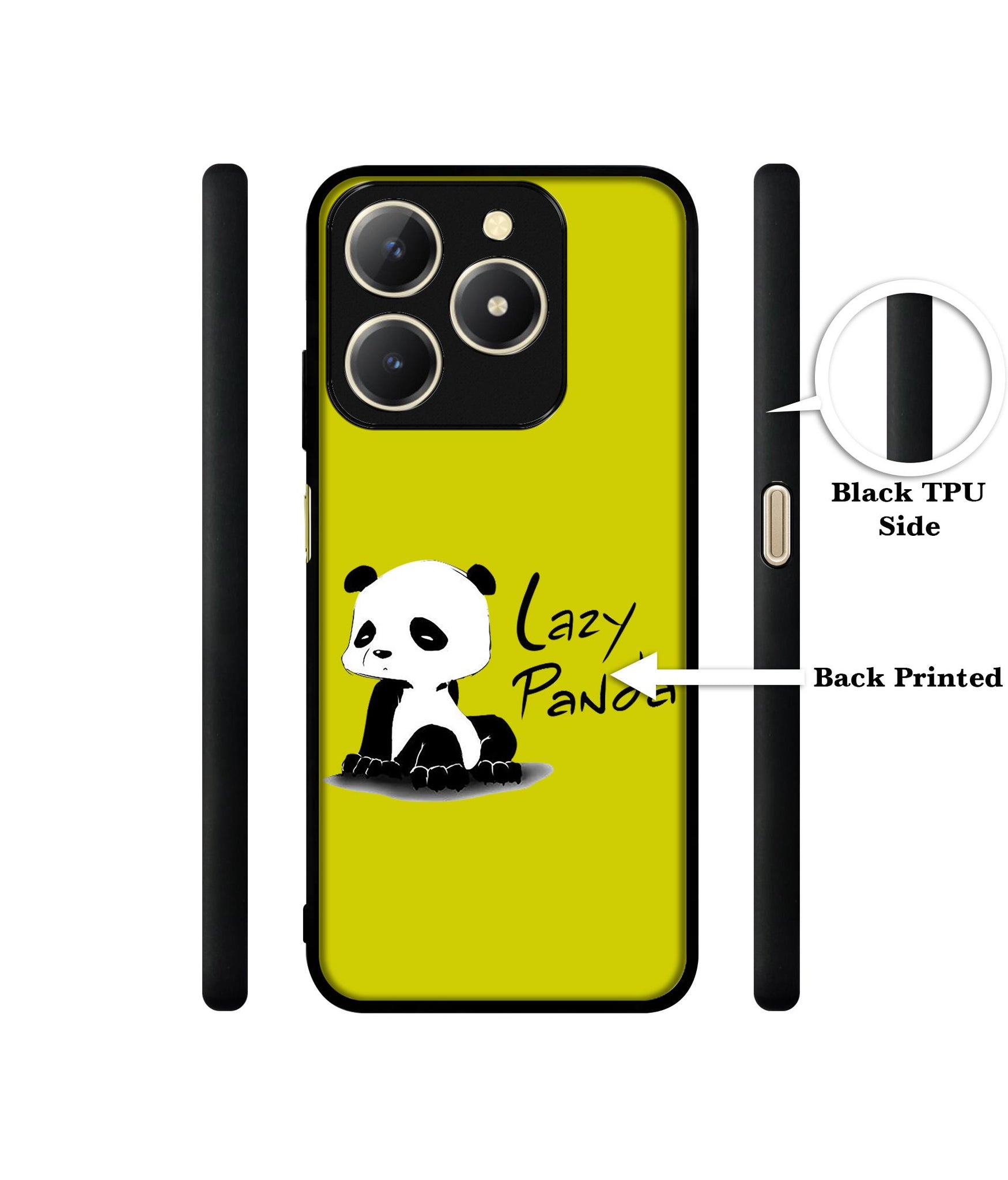 Lazy Panda Design Designer 2D Printed Back Case Cover for Realme C61 4G