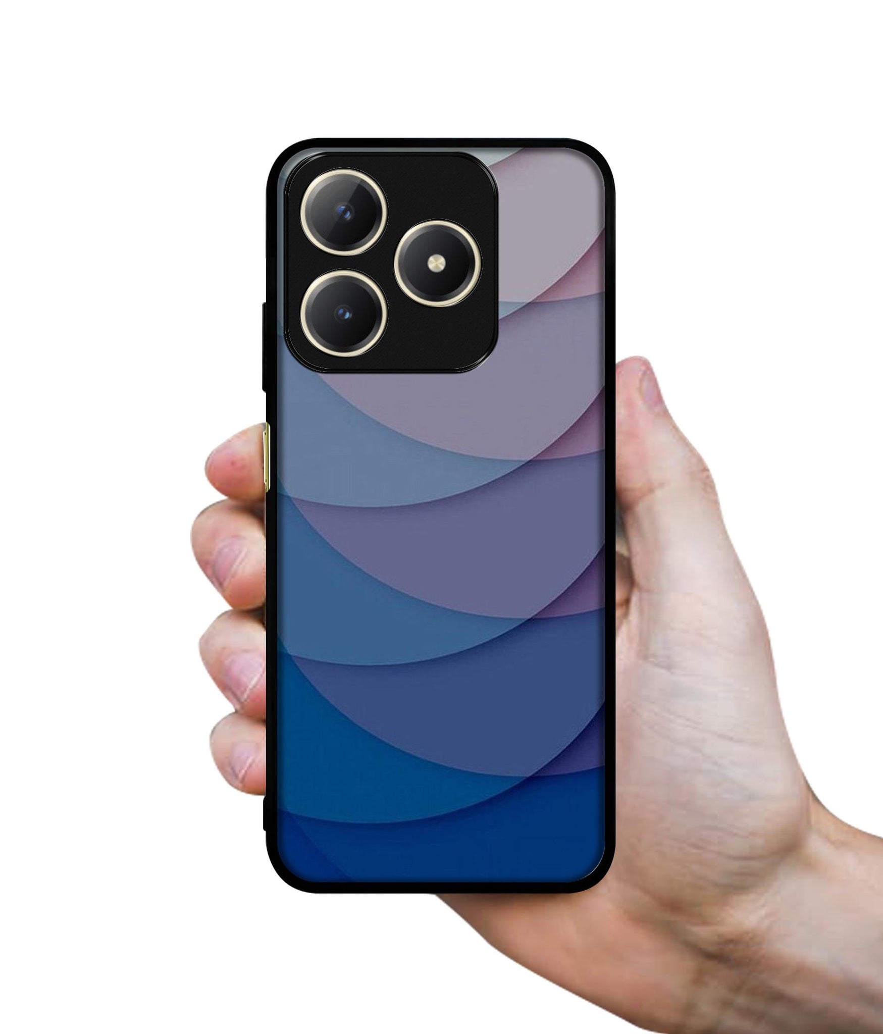 Waves Pattern Print Design Designer 2D Printed Back Case Cover for Realme C63 4G / Narzo N63 4G