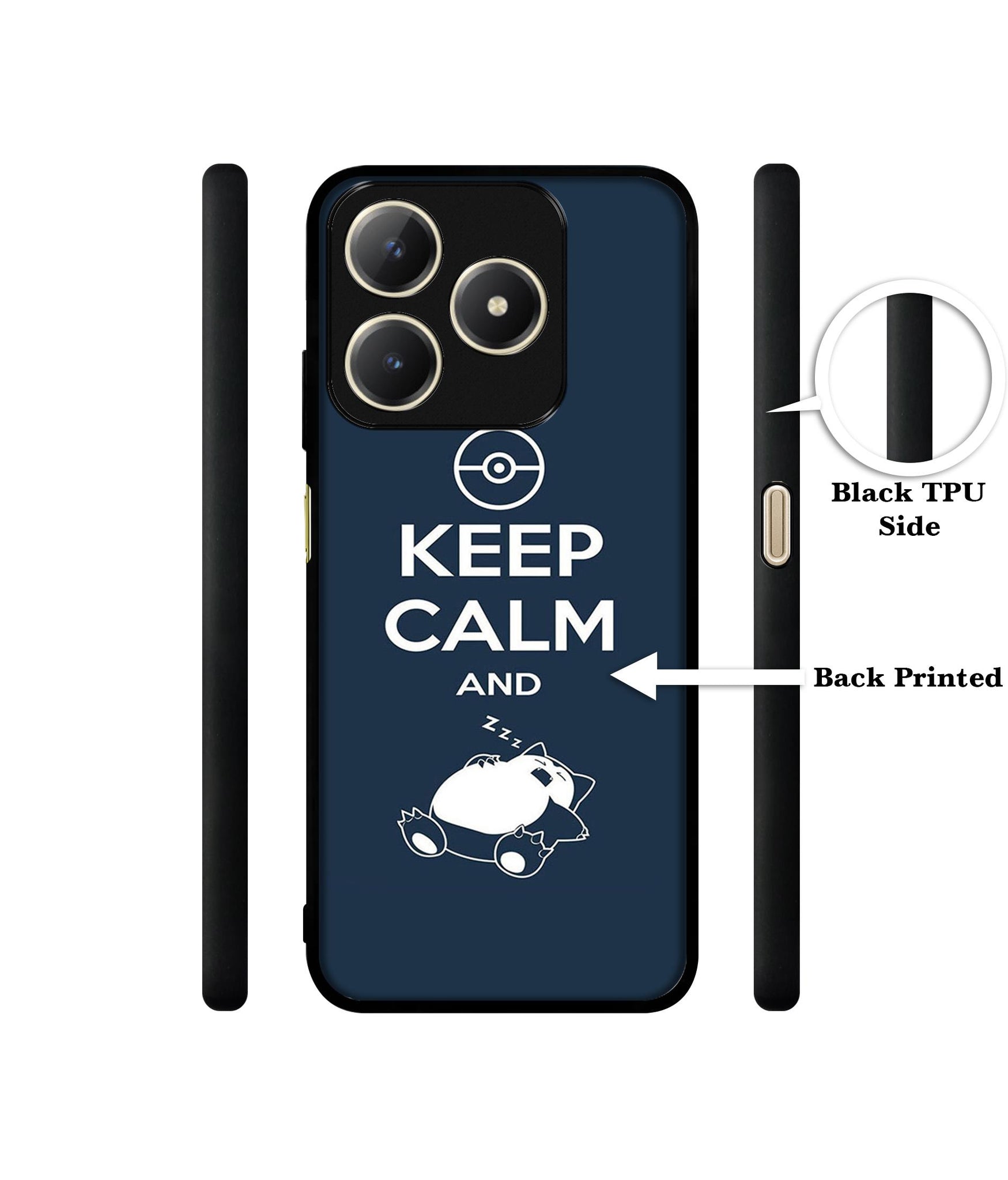 Sleep Pattern Design Designer 2D Printed Back Case Cover for Realme C63 4G / Narzo N63 4G