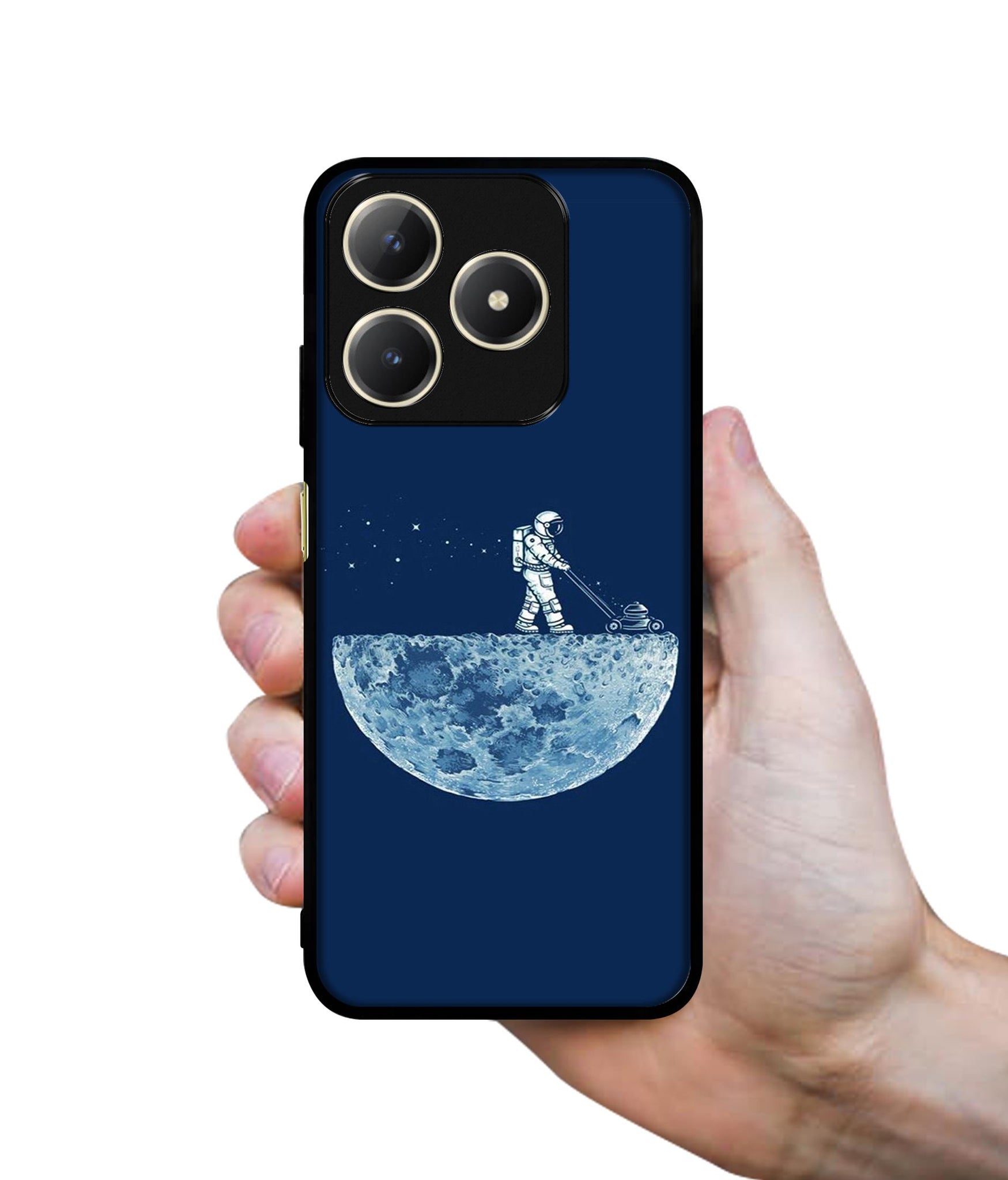 Moon Walk Design Designer 2D Printed Back Case Cover for Realme C63 4G / Narzo N63 4G
