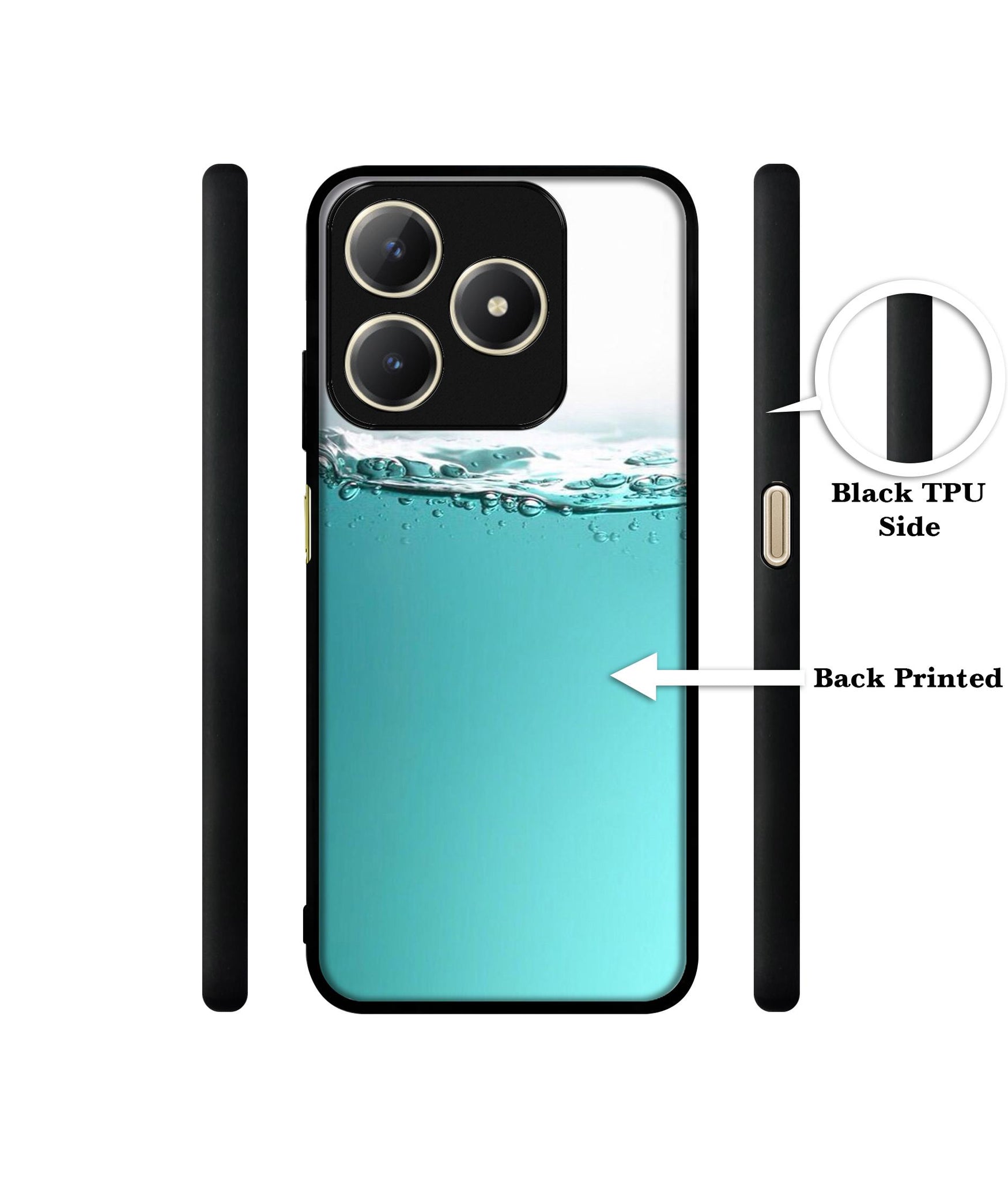 Half Fill Design Designer 2D Printed Back Case Cover for Realme C63 4G / Narzo N63 4G