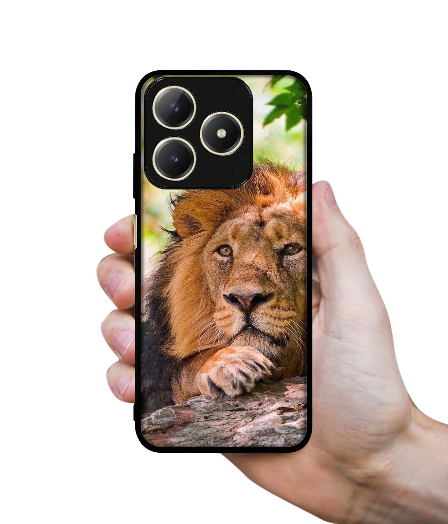 Tiger Pattern Print Design Designer 2D Printed Back Case Cover for Realme C63 4G / Narzo N63 4G