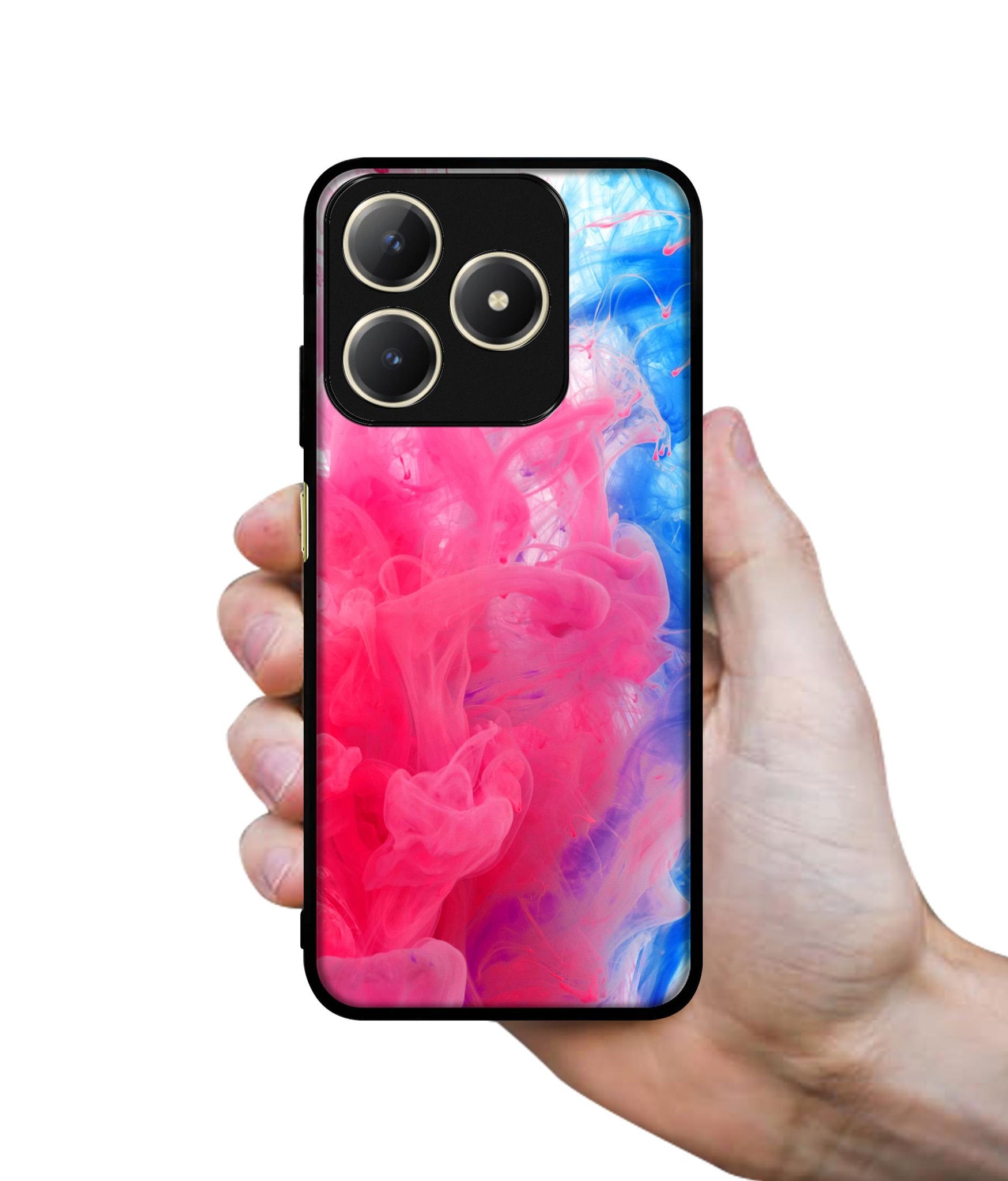 Fractal Paint Design Designer 2D Printed Back Case Cover for Realme C63 4G / Narzo N63 4G