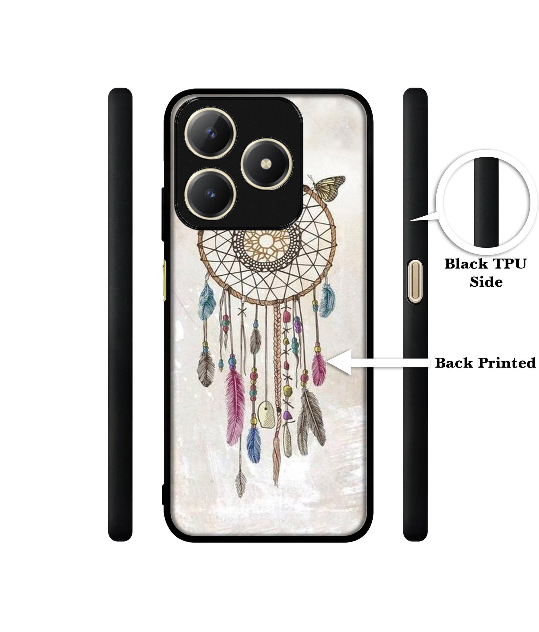 Wall Hanging Design Designer 2D Printed Back Case Cover for Realme C63 4G / Narzo N63 4G